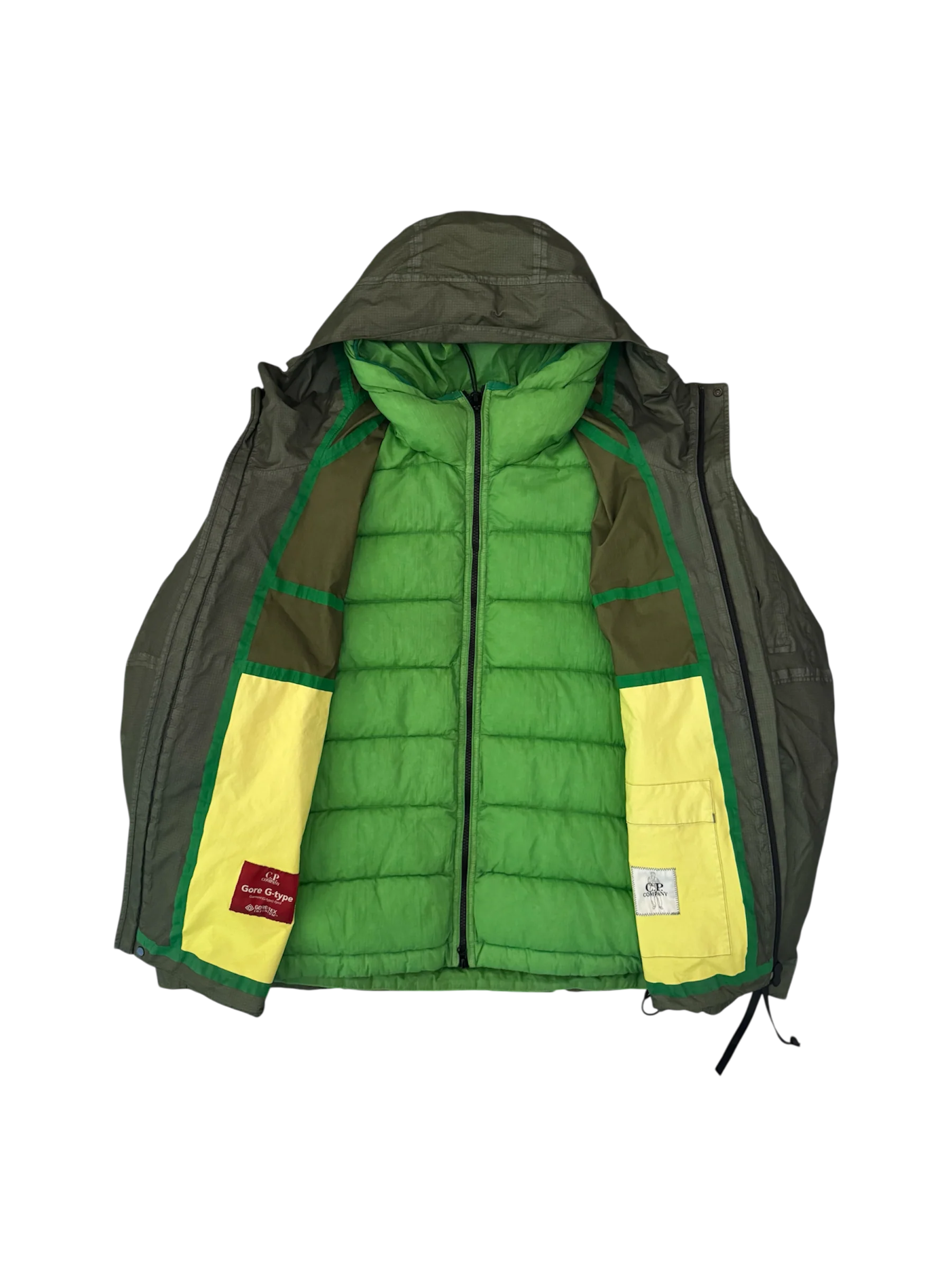 C.P. Company Green 'Gore G-Type' Down Jacket - 50 (Large) - Image 2