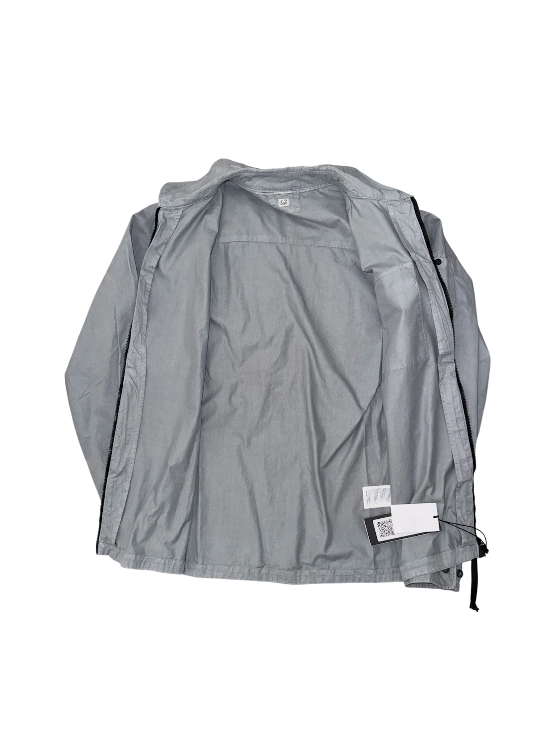 C.P. Company Grey Organic Gabardine Overshirt - Large - Image 2