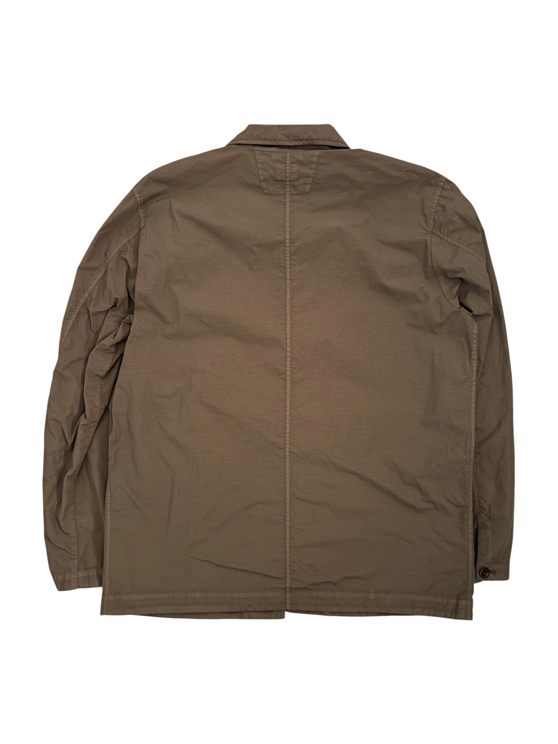 C.P. Company Khaki Flatt Nylon Overshirt - 50 (Large) - Image 3