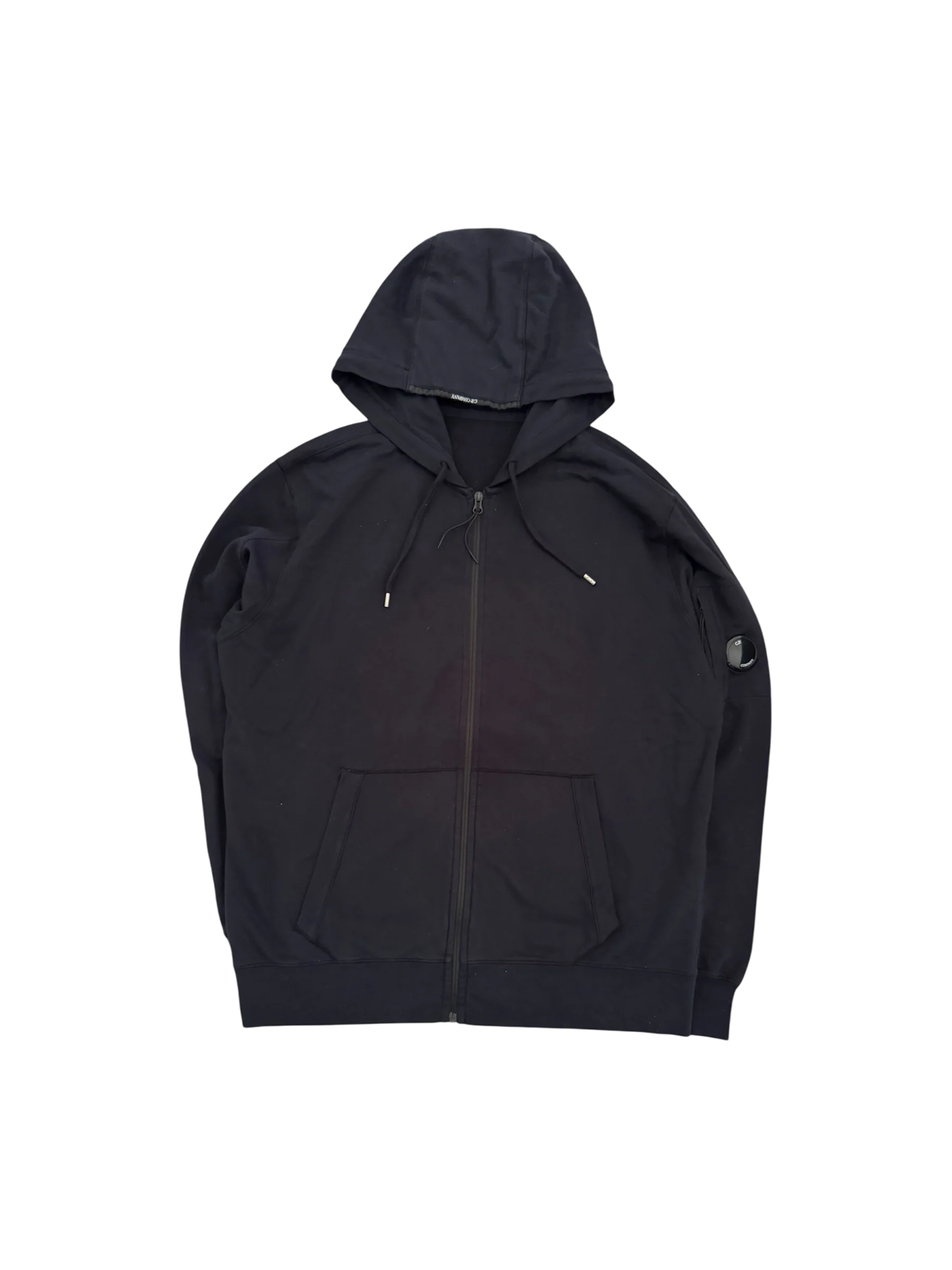C.P. Company Navy Zipped Hoodie - XXL