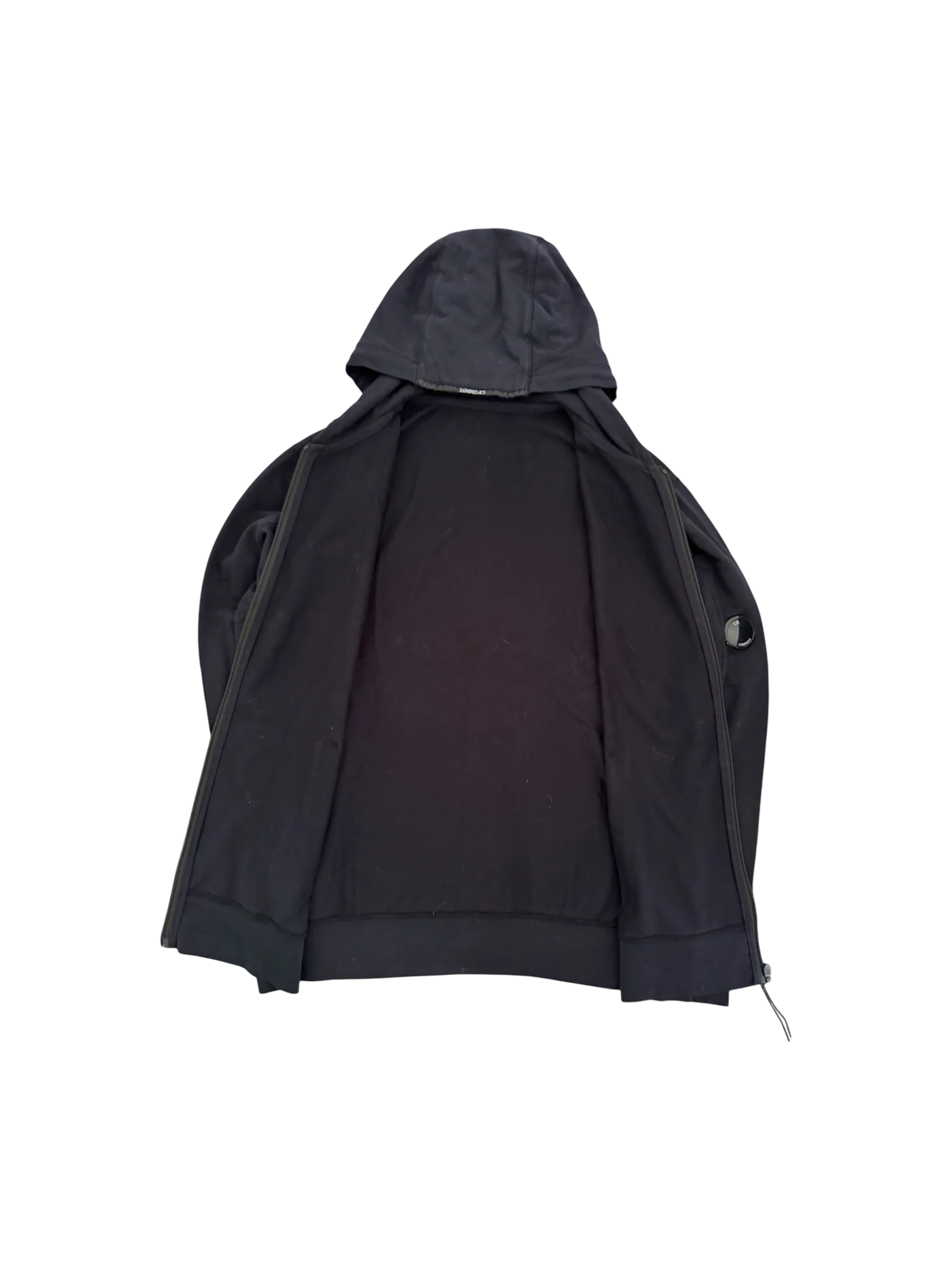C.P. Company Navy Zipped Hoodie - XXL - Image 2