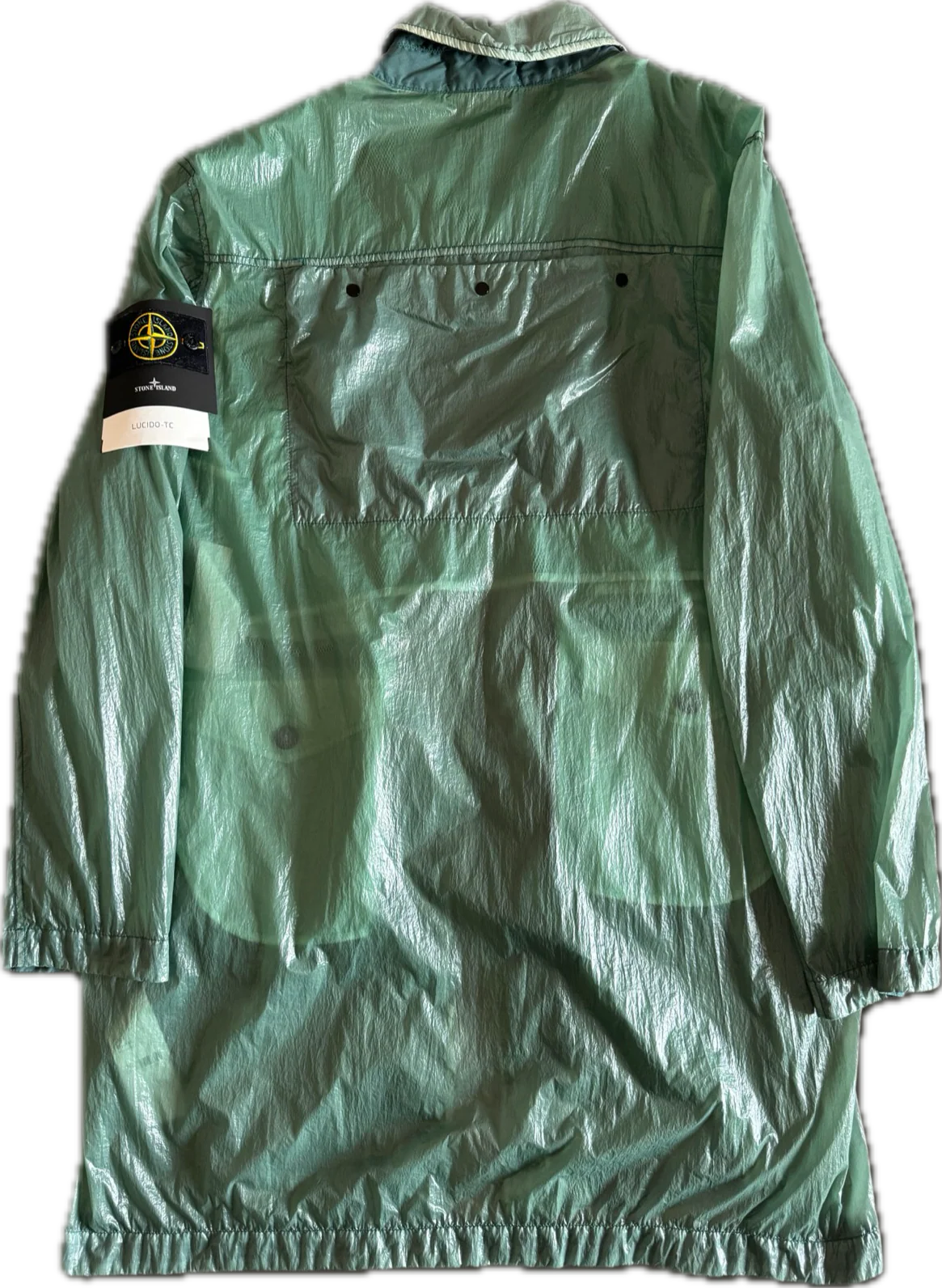 Stone Island Green 'Lucido TC' Trench Coat - XXL - Image 3