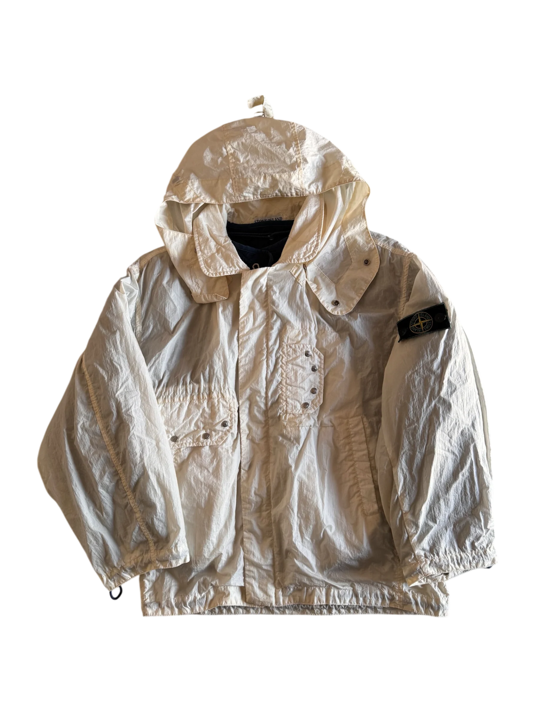 Stone Island 1986 White Ice Jacket - Small - Image 2