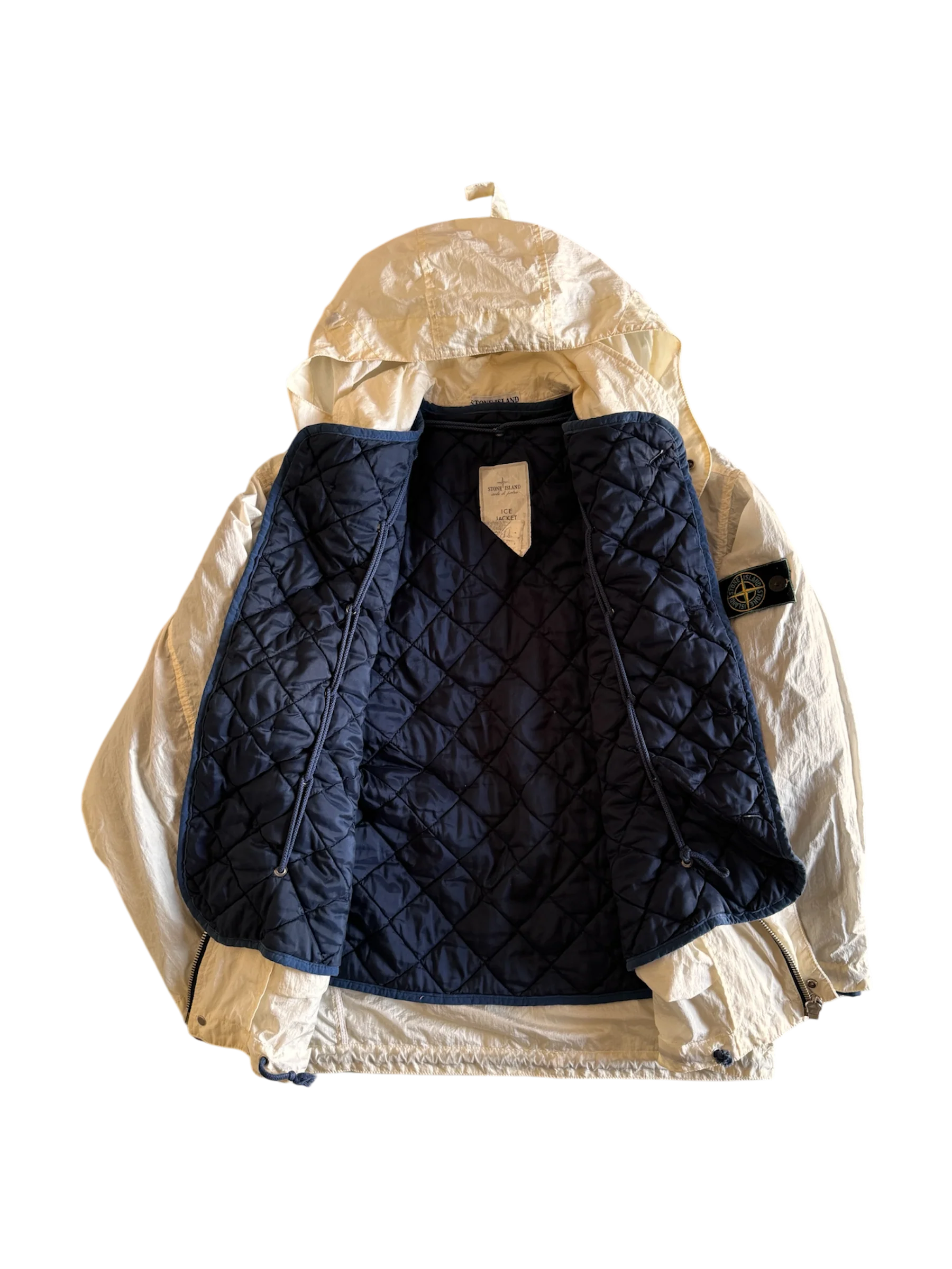 Stone Island 1986 White Ice Jacket - Small - Image 3