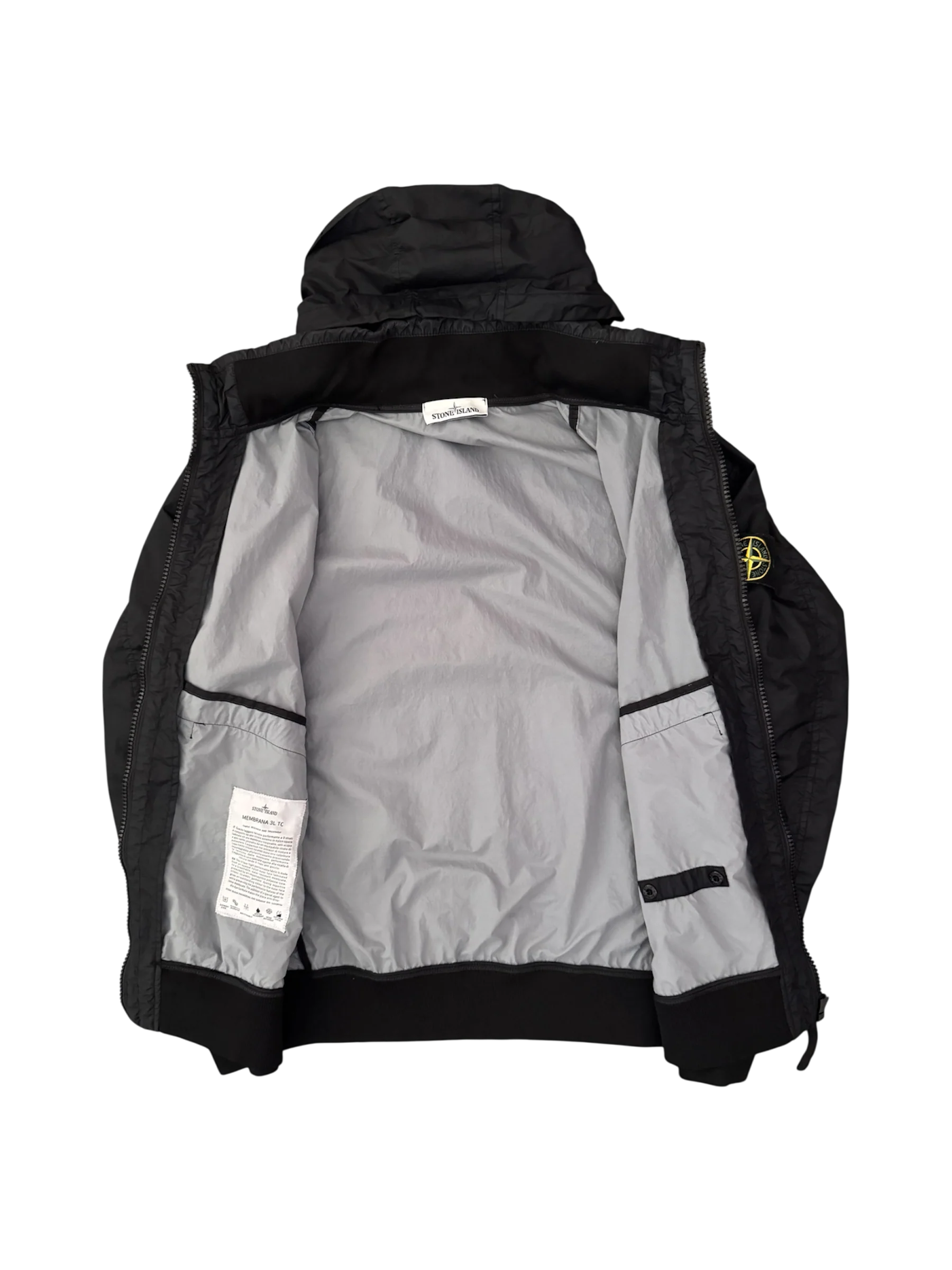 Stone Island 2018 Black 'Membrana 3L TC' Jacket - Large - Image 3