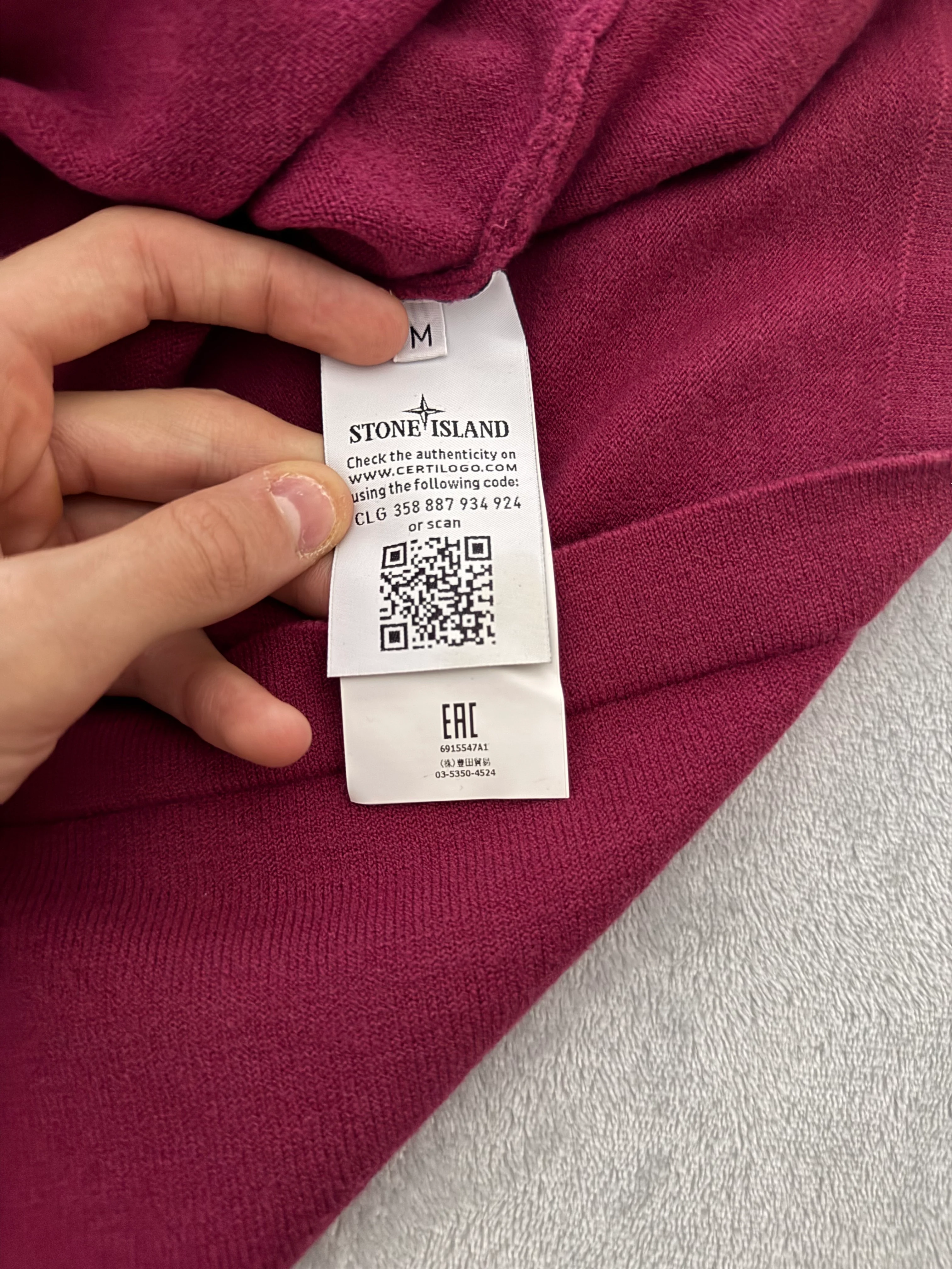 Stone Island 2018 Fucsia Knit Jumper - Medium - Image 5