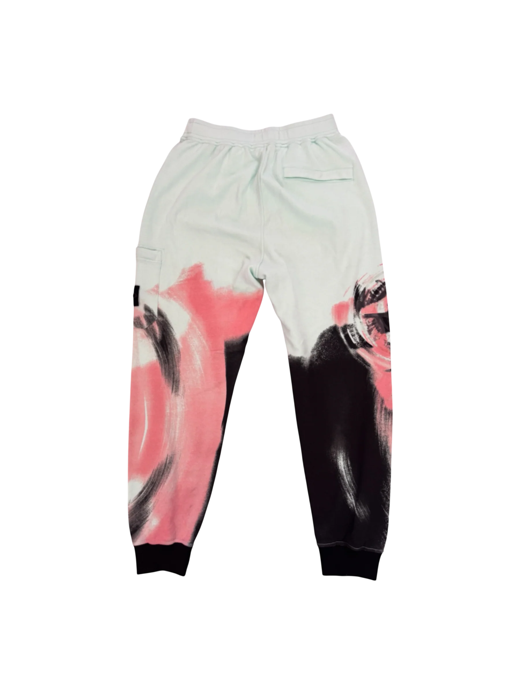 Stone Island 2022 Graphic Compass Swirl Print Joggers - Medium - Image 2