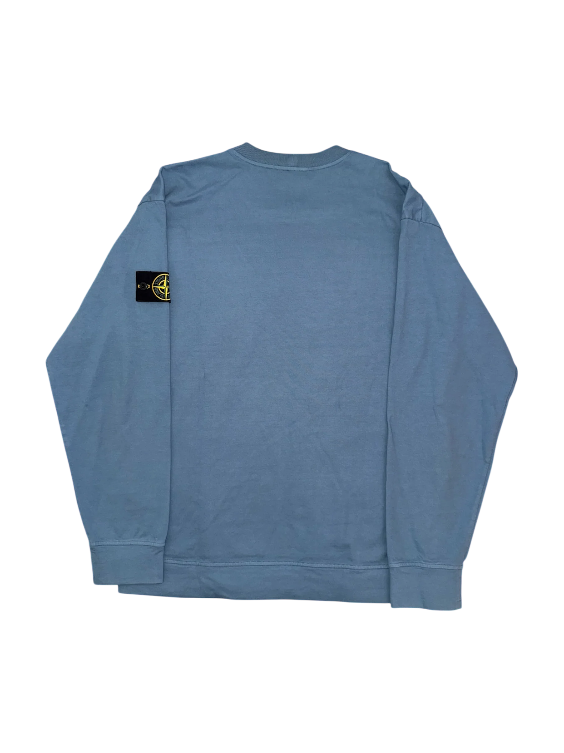 Stone Island 2022 Light Blue Crewneck - Large - Image 2
