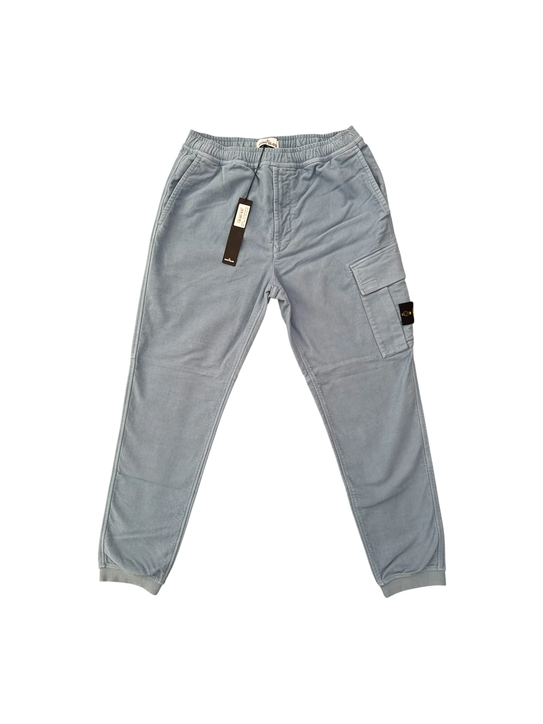 Stone Island 2022 Light Blue Diagonal Weave Cargo - W32