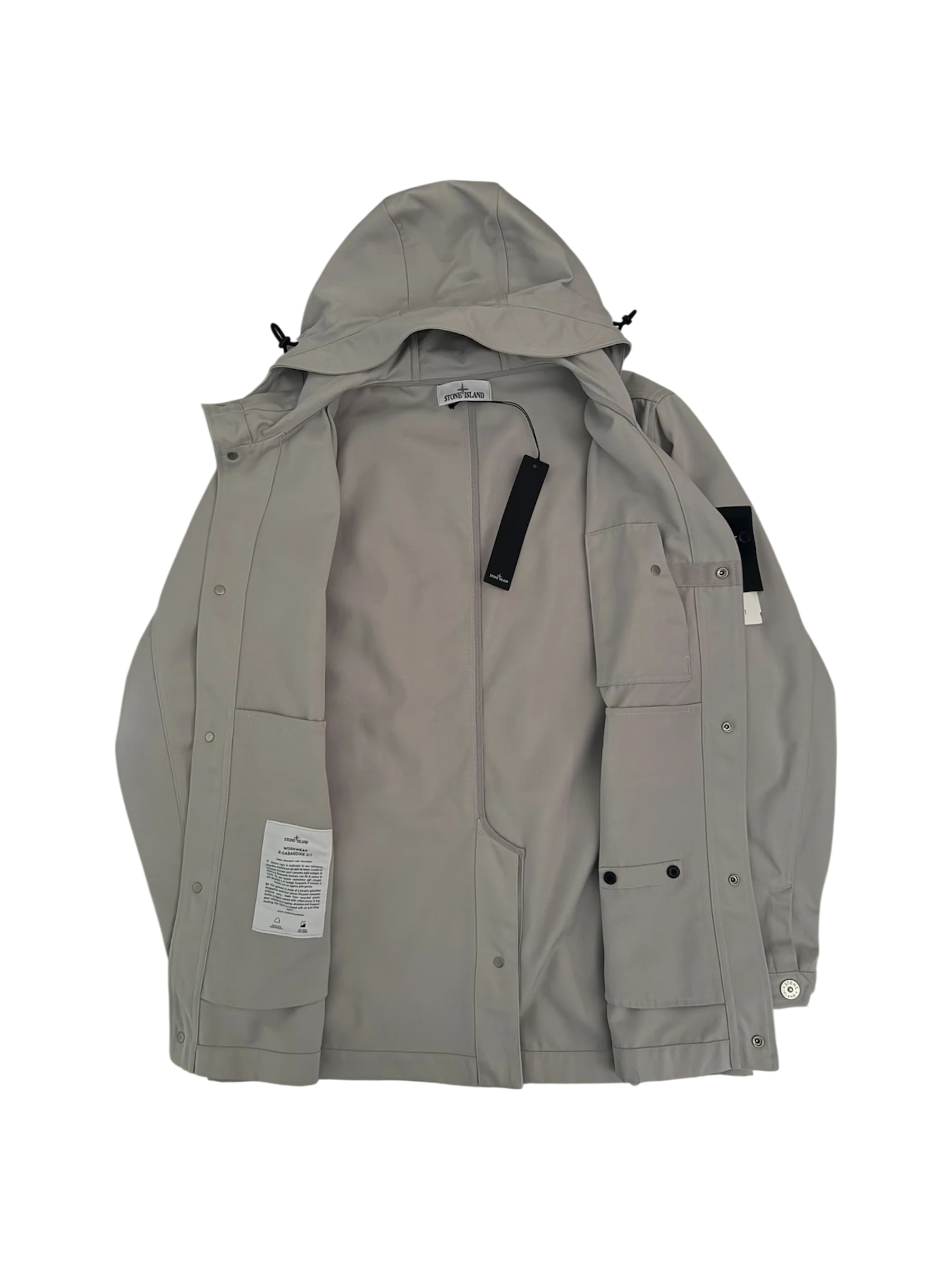 Stone Island 2022 'Workwear R Gabardine 3/1' Jacket - Large - Image 2