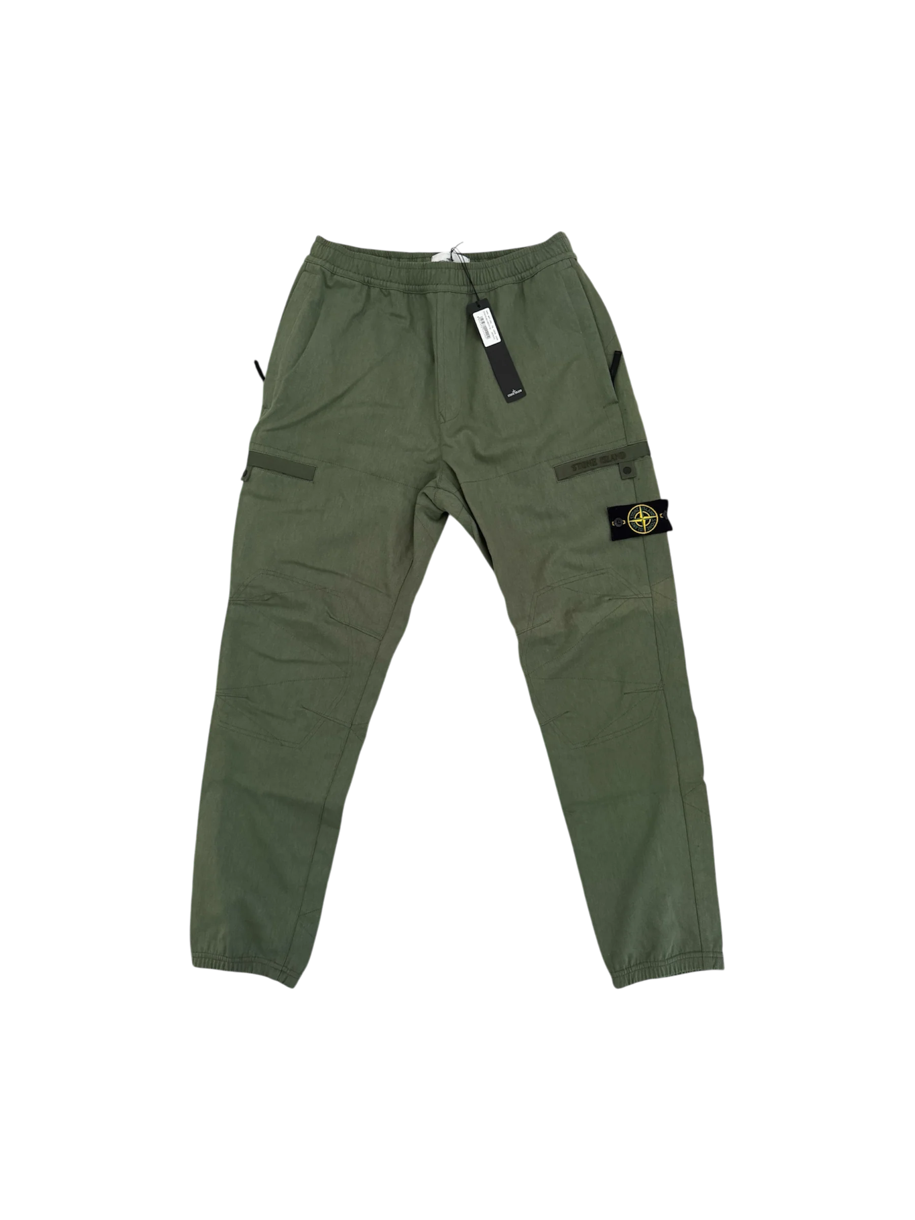 Stone Island 2023 Green Cargo Joggers - W32