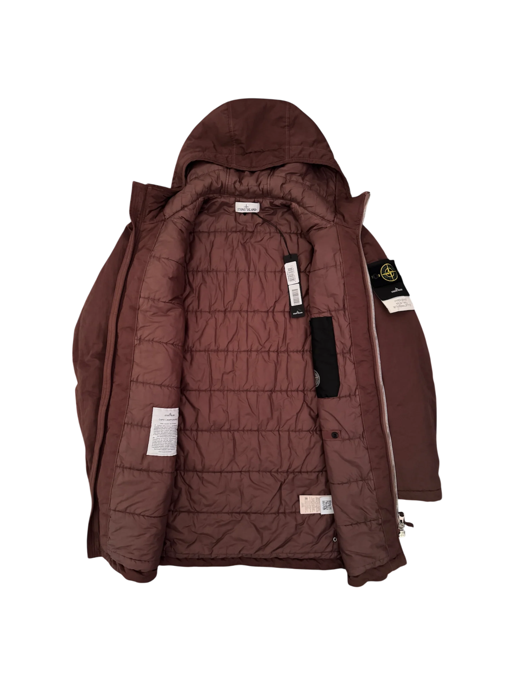 Stone Island 2023 'Hyper Dense Nylon Twill Primaloft' Parka - Large - Image 2