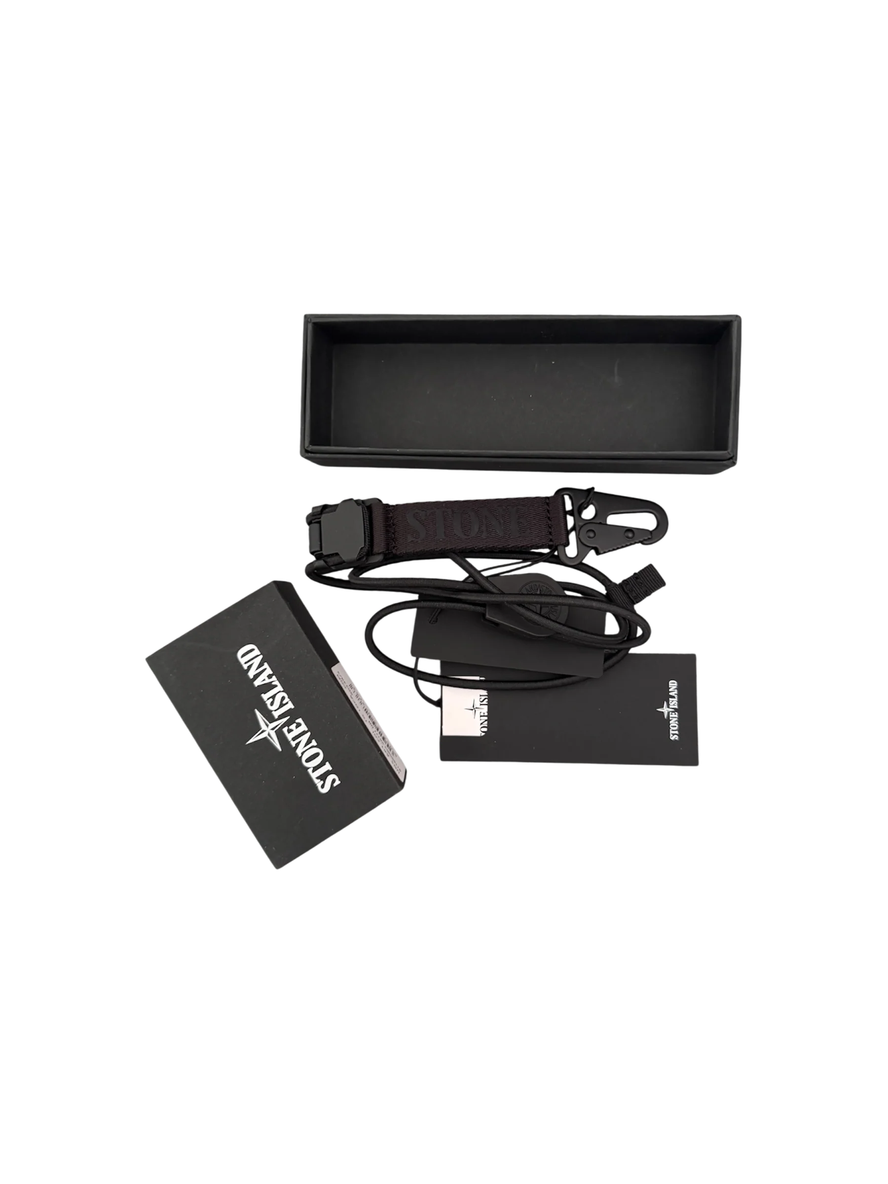 Stone Island 2025 Black Keychain - Unisize