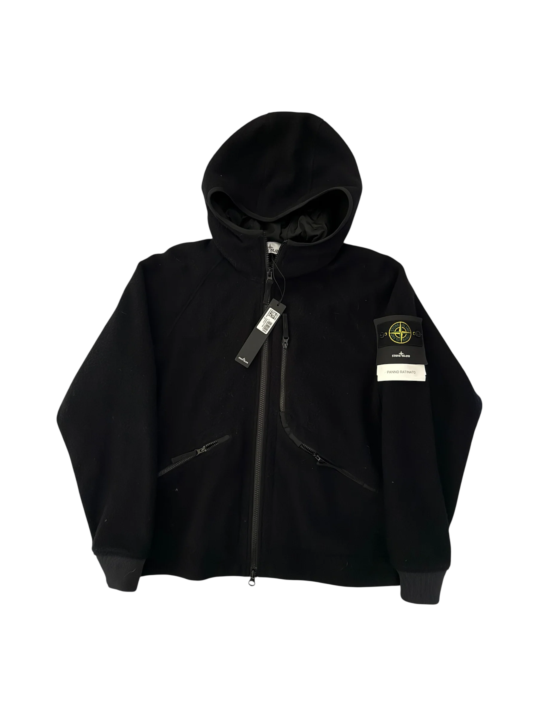 Stone Island 2025 'Panno Ratinato' Hooded Jacket - Large