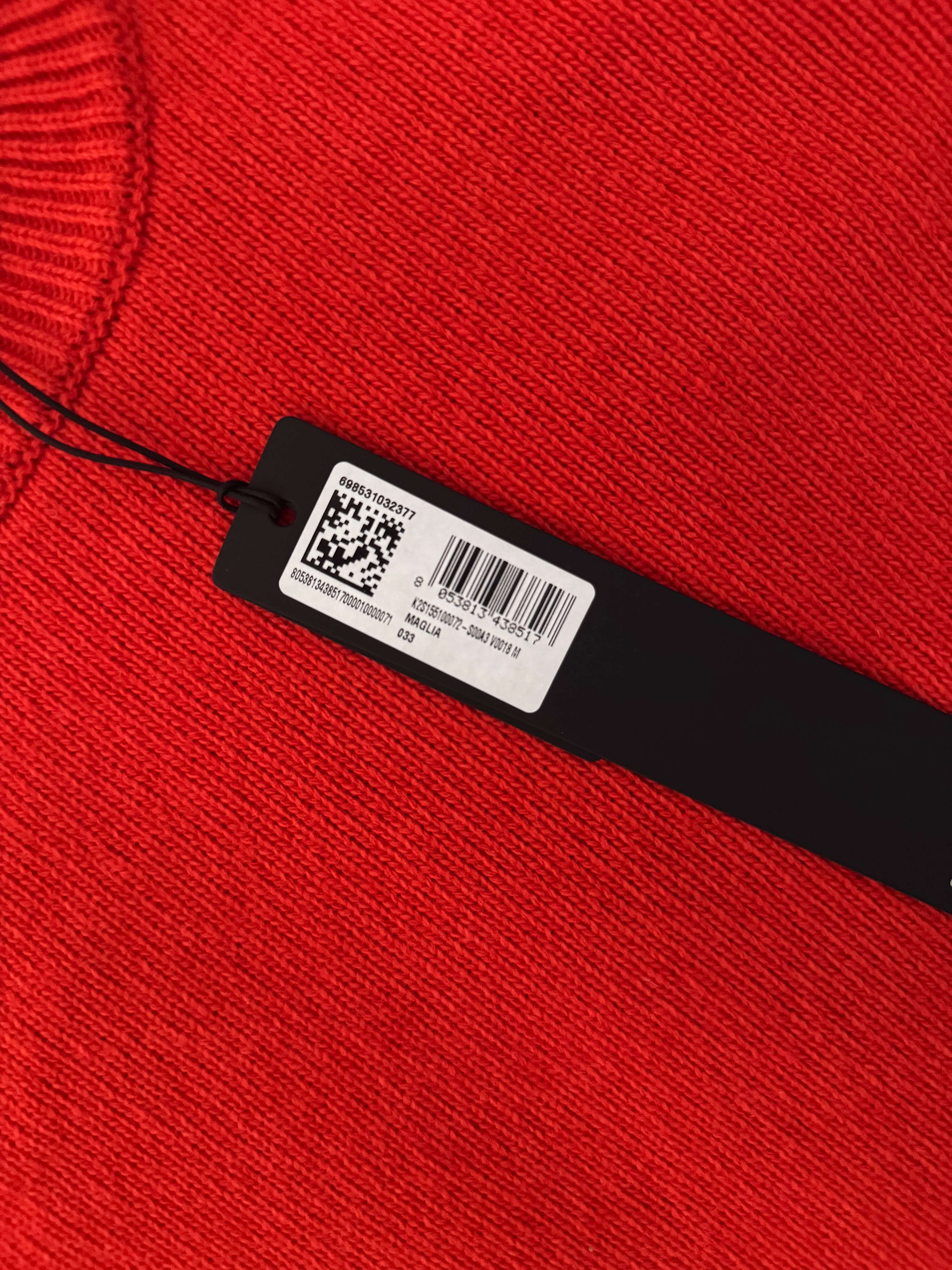 Stone Island 2025 Red Wool Crewneck - Medium - Image 3