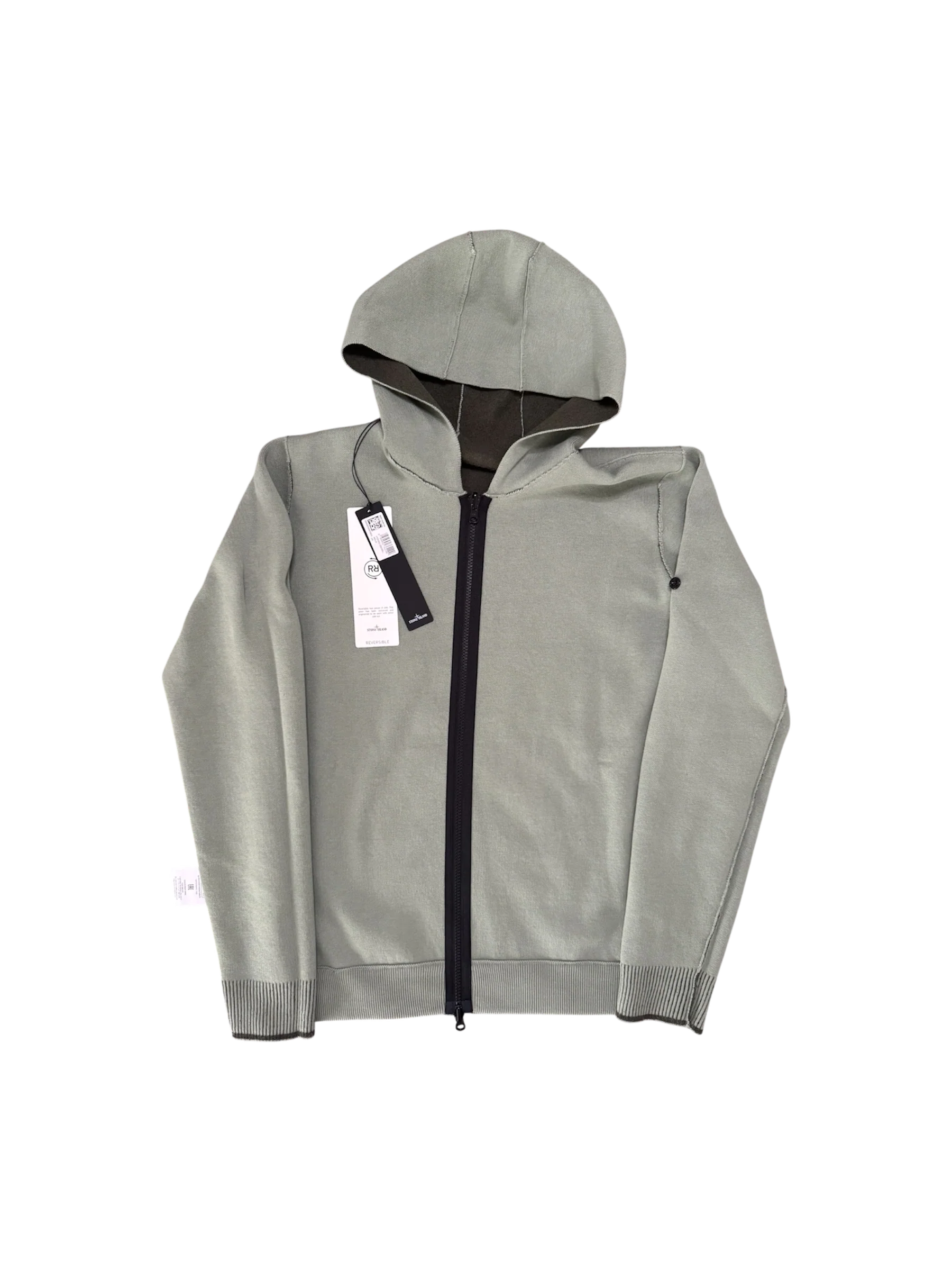 Stone Island 2025 Reversible Green Cardigan - Large - Image 3