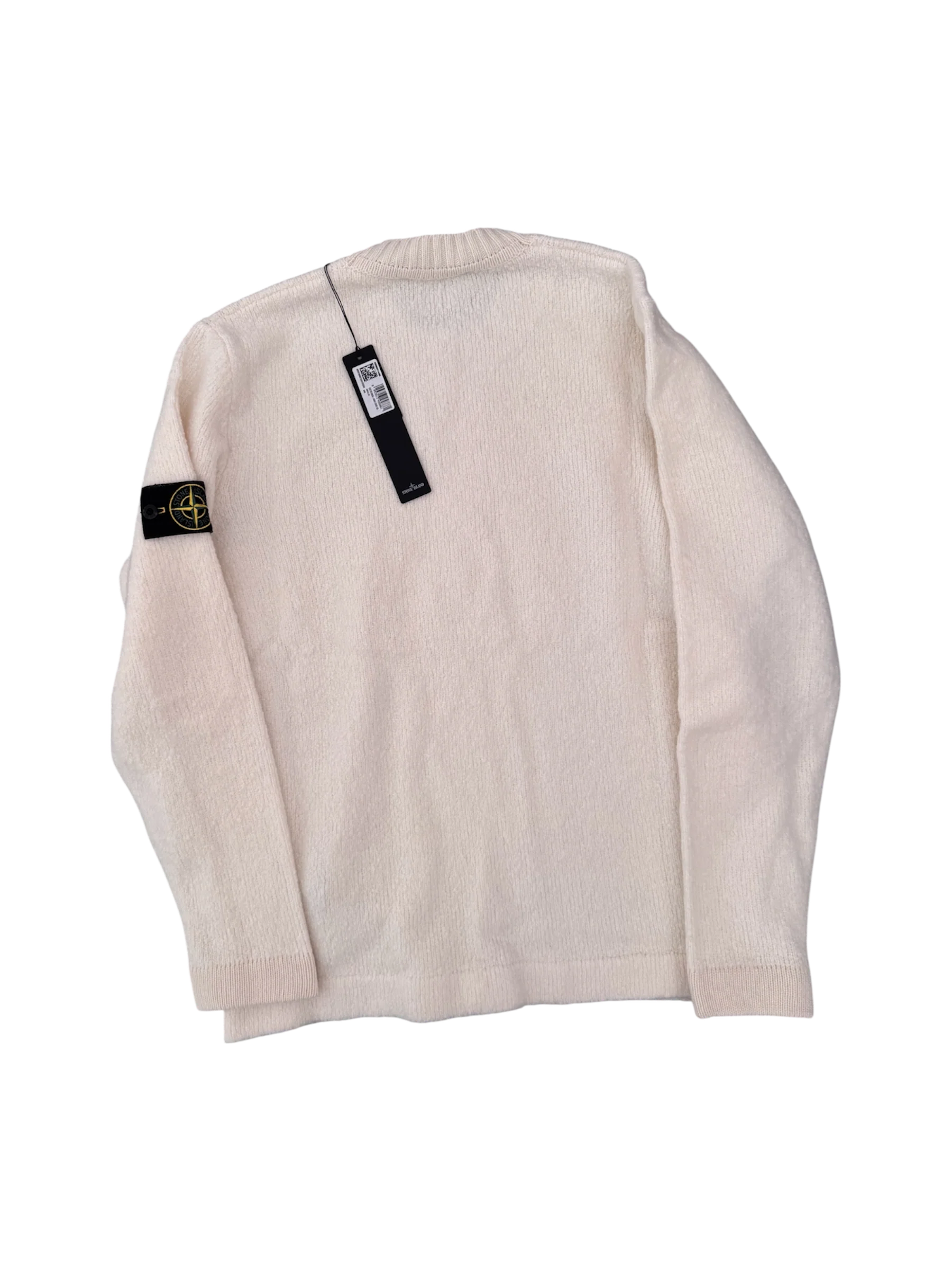Stone Island 2026 Cream Wool/Nylon Crewneck - XXL - Image 2