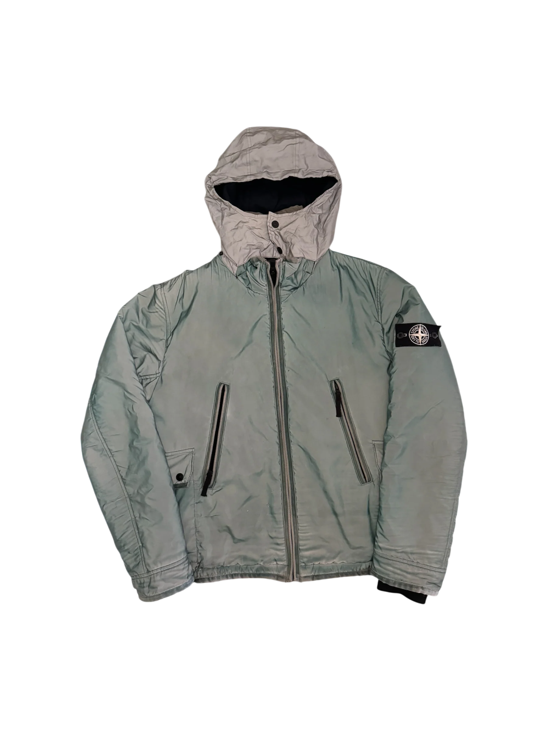 Stone Island 30th Anniversary Green ‘Liquid Reflective’ Jacket - XL - Image 3