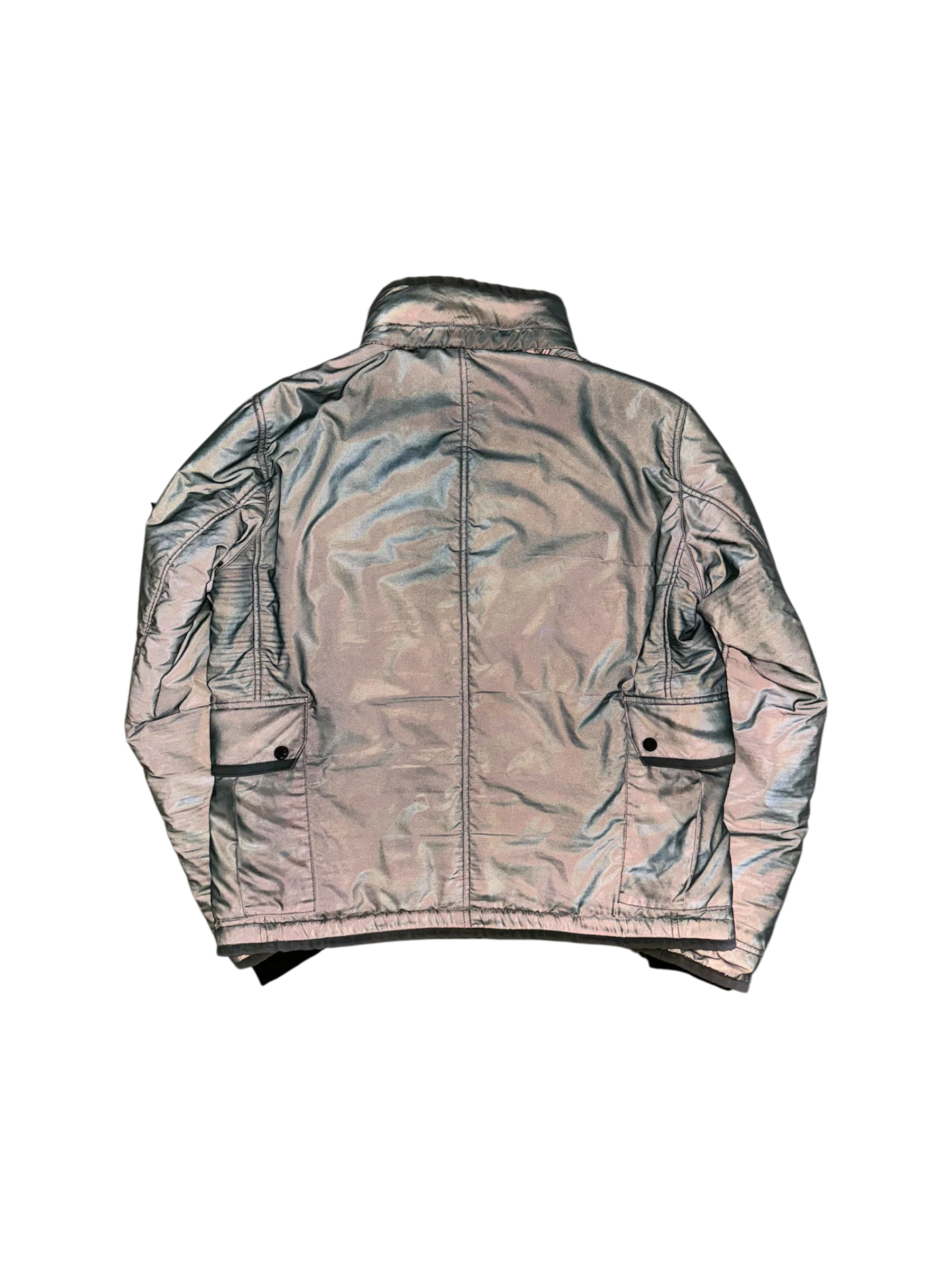 Stone Island 30th Anniversary Green ‘Liquid Reflective’ Jacket - XL - Image 6