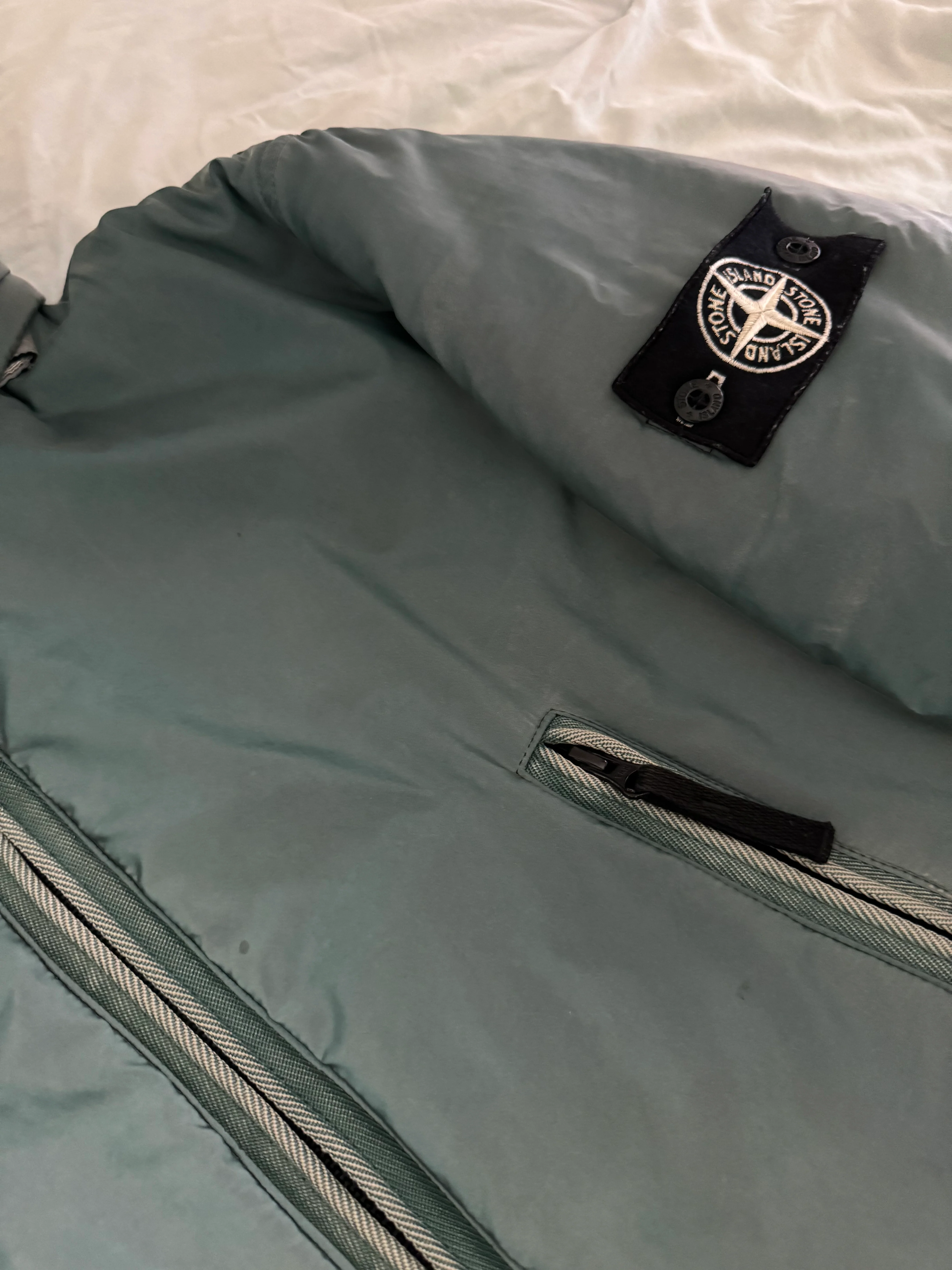 Stone Island 30th Anniversary Green ‘Liquid Reflective’ Jacket - XL - Image 8