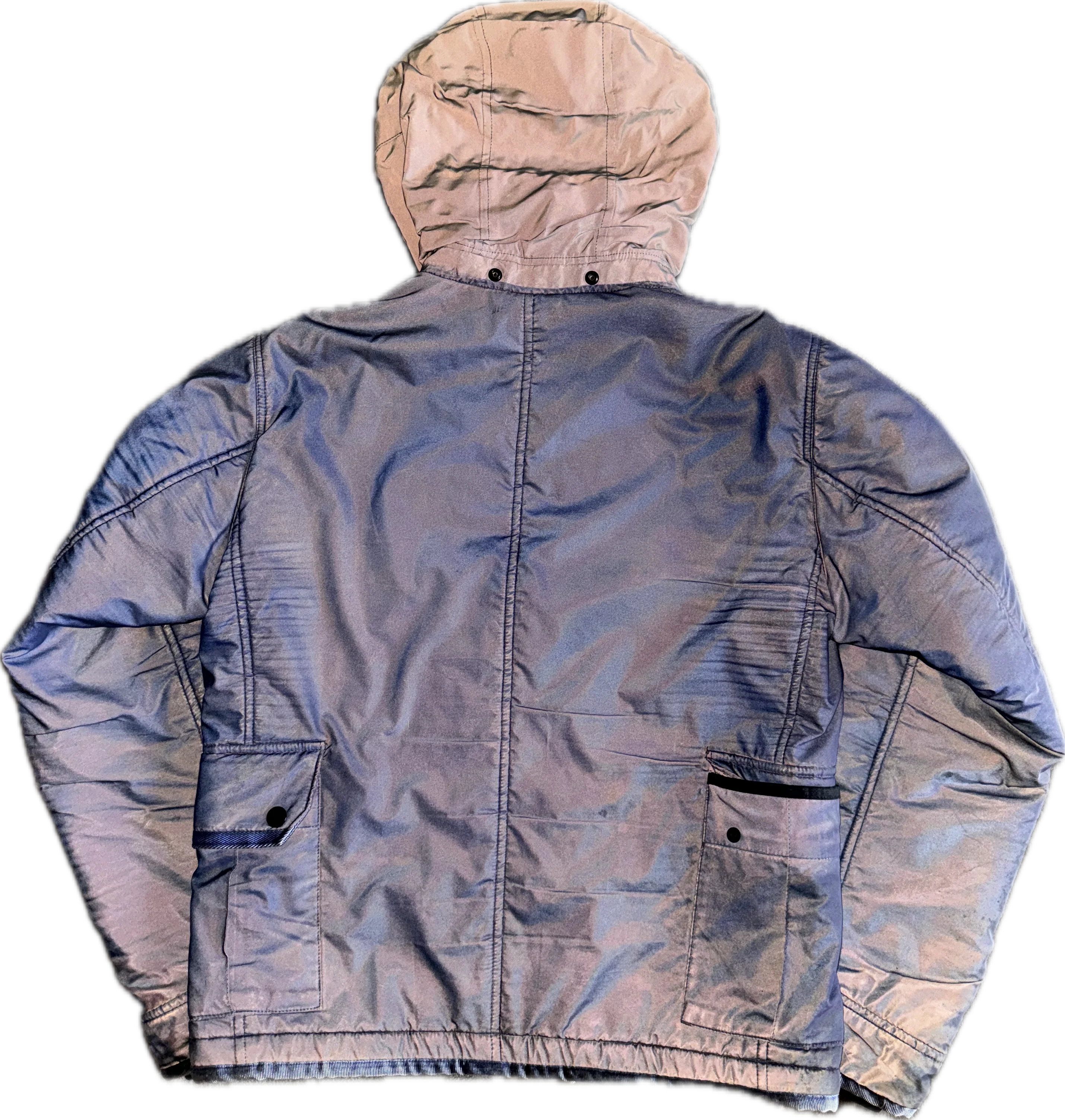Stone Island 30th Anniversary Blue ‘Liquid Reflective’ Jacket - Small - Image 5