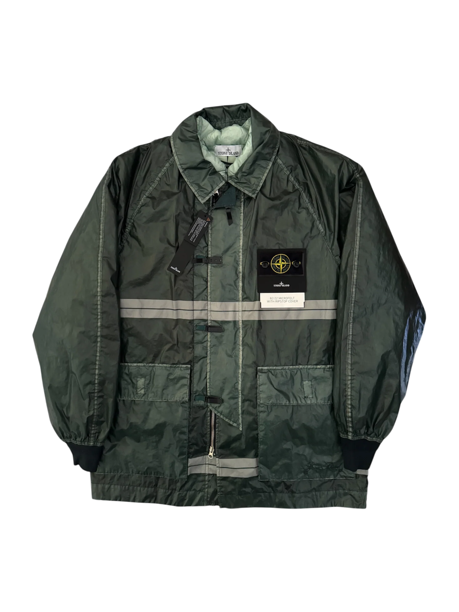 Stone Island 40 Anni 'Microfelt 82/22' Down Lined Field Jacket - Large
