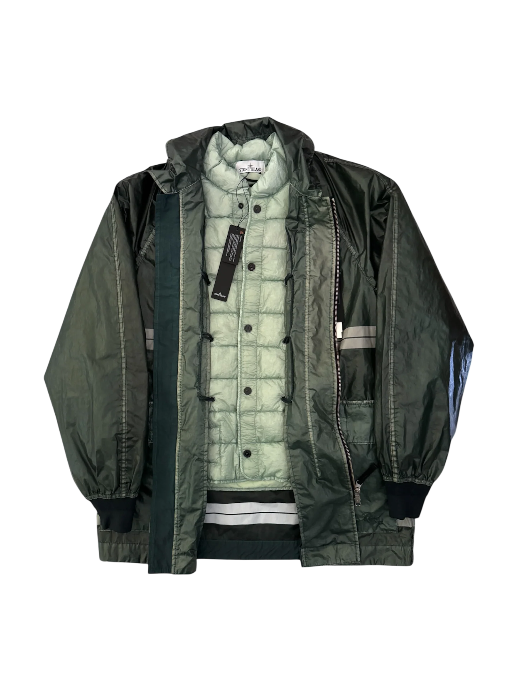 Stone Island 40 Anni 'Microfelt 82/22' Down Lined Field Jacket - Large - Image 2