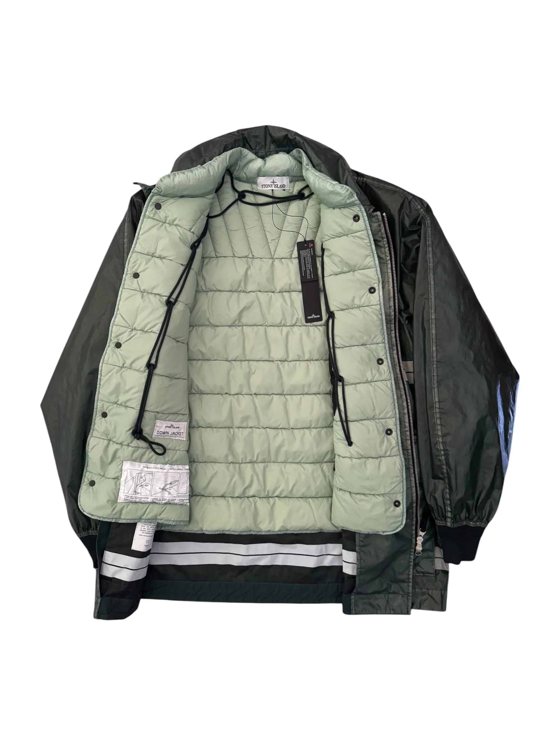 Stone Island 40 Anni 'Microfelt 82/22' Down Lined Field Jacket - Large - Image 3