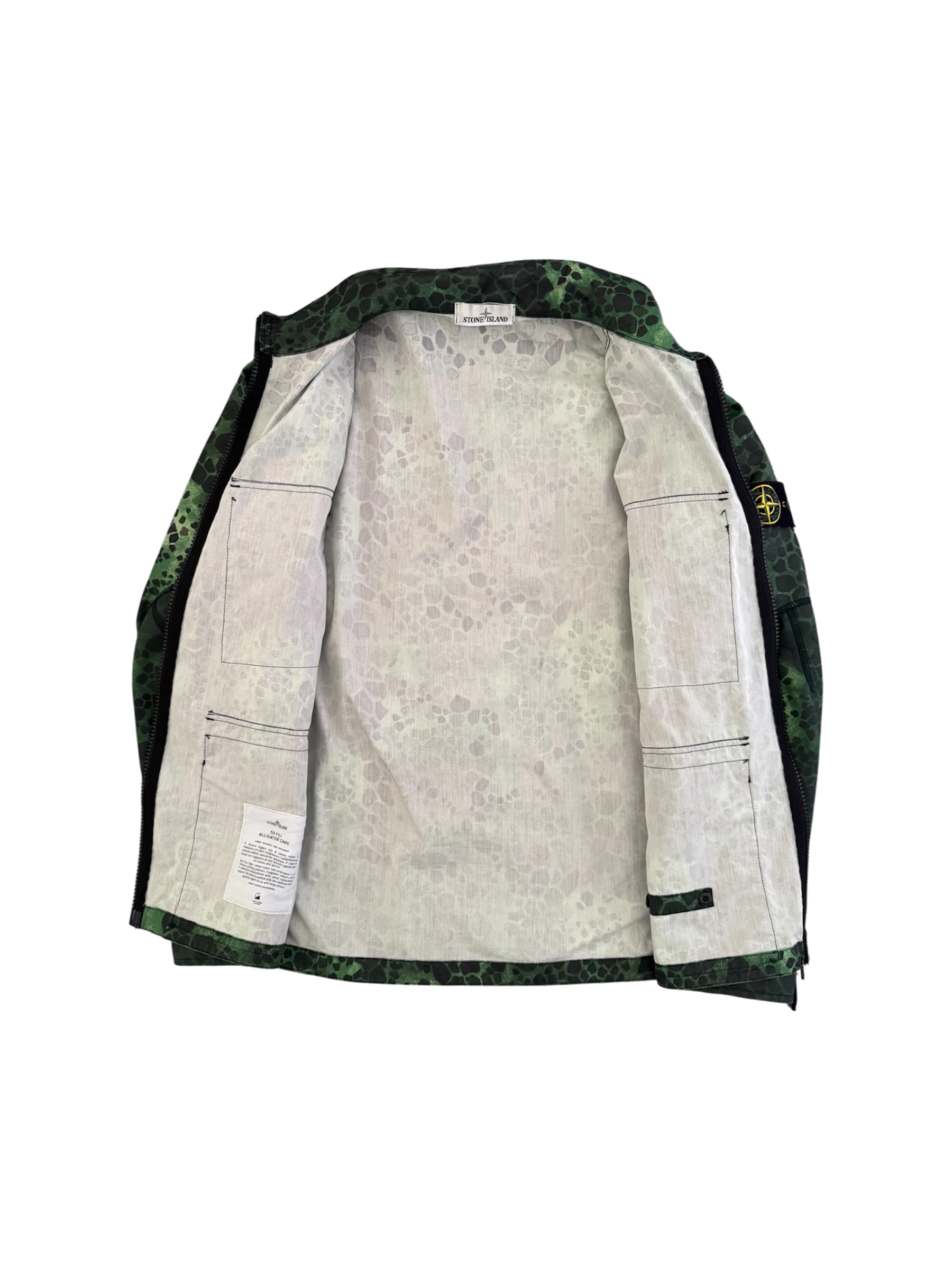 Stone Island '50 Fili Alligator Camo' Jacket - XL - Image 2