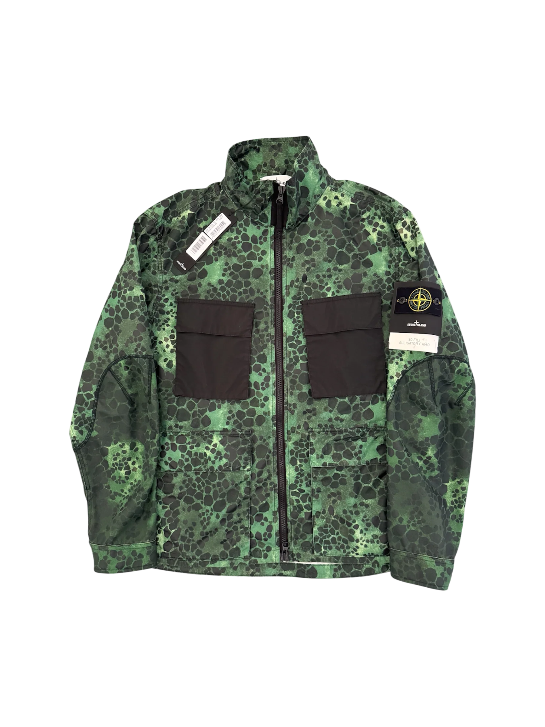 Stone Island '50 Fili Alligator Camo' Jacket - XXL