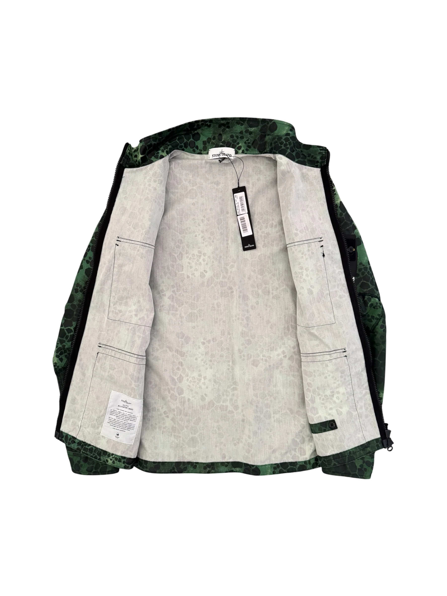 Stone Island '50 Fili Alligator Camo' Jacket - XXL - Image 2