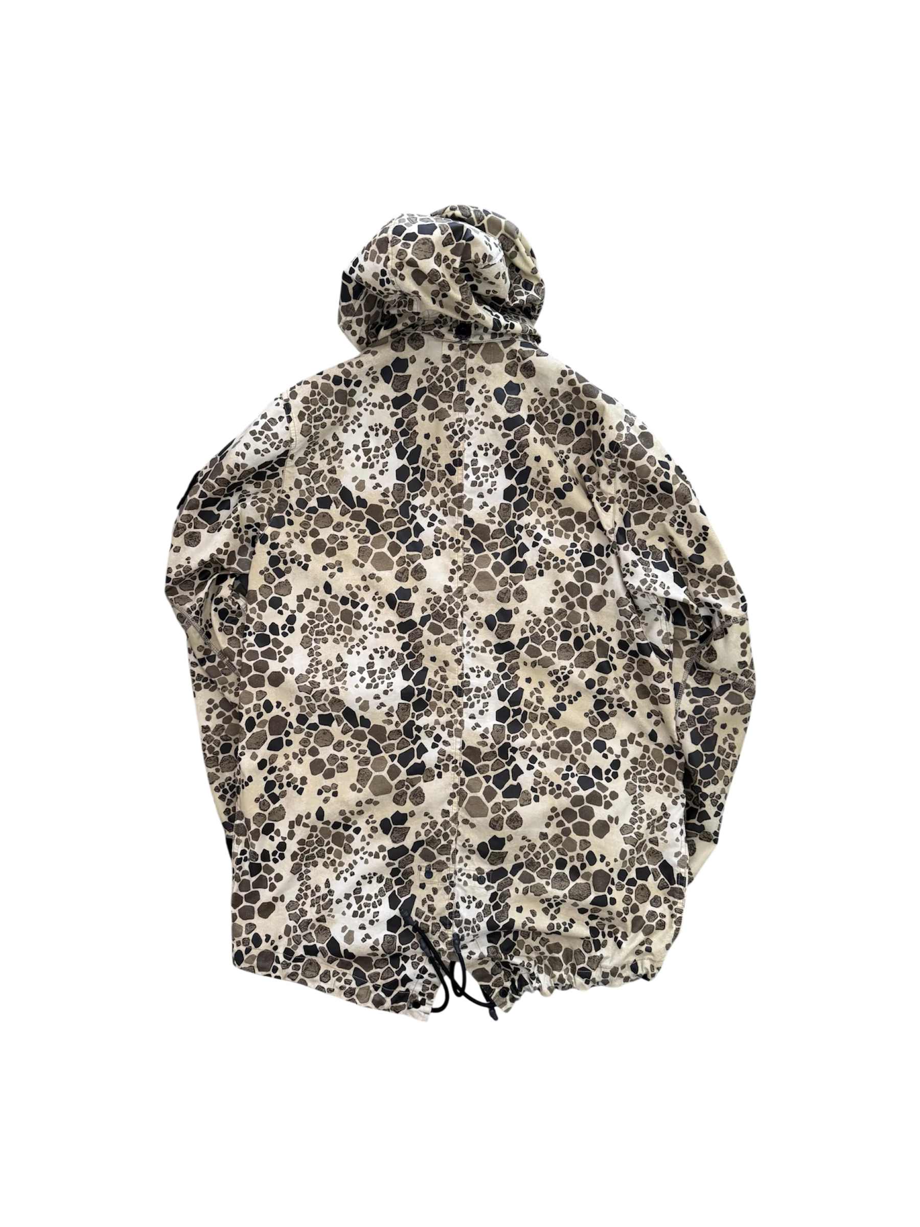 Stone Island 'Alligator Camo Light Cotton/Nylon Rep' Parka - Medium - Image 3
