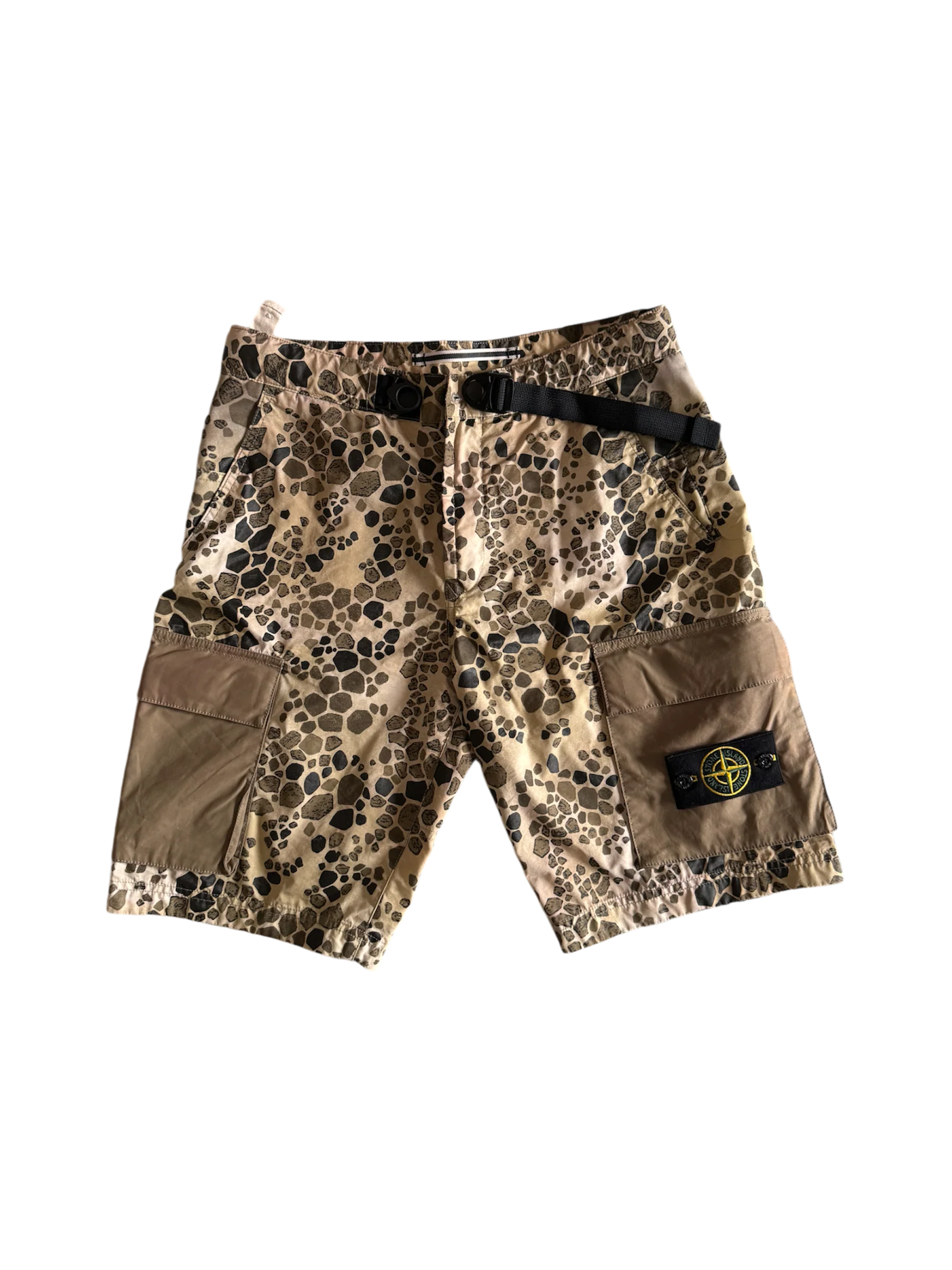 Stone Island 'Alligator Camo' Shorts - W30