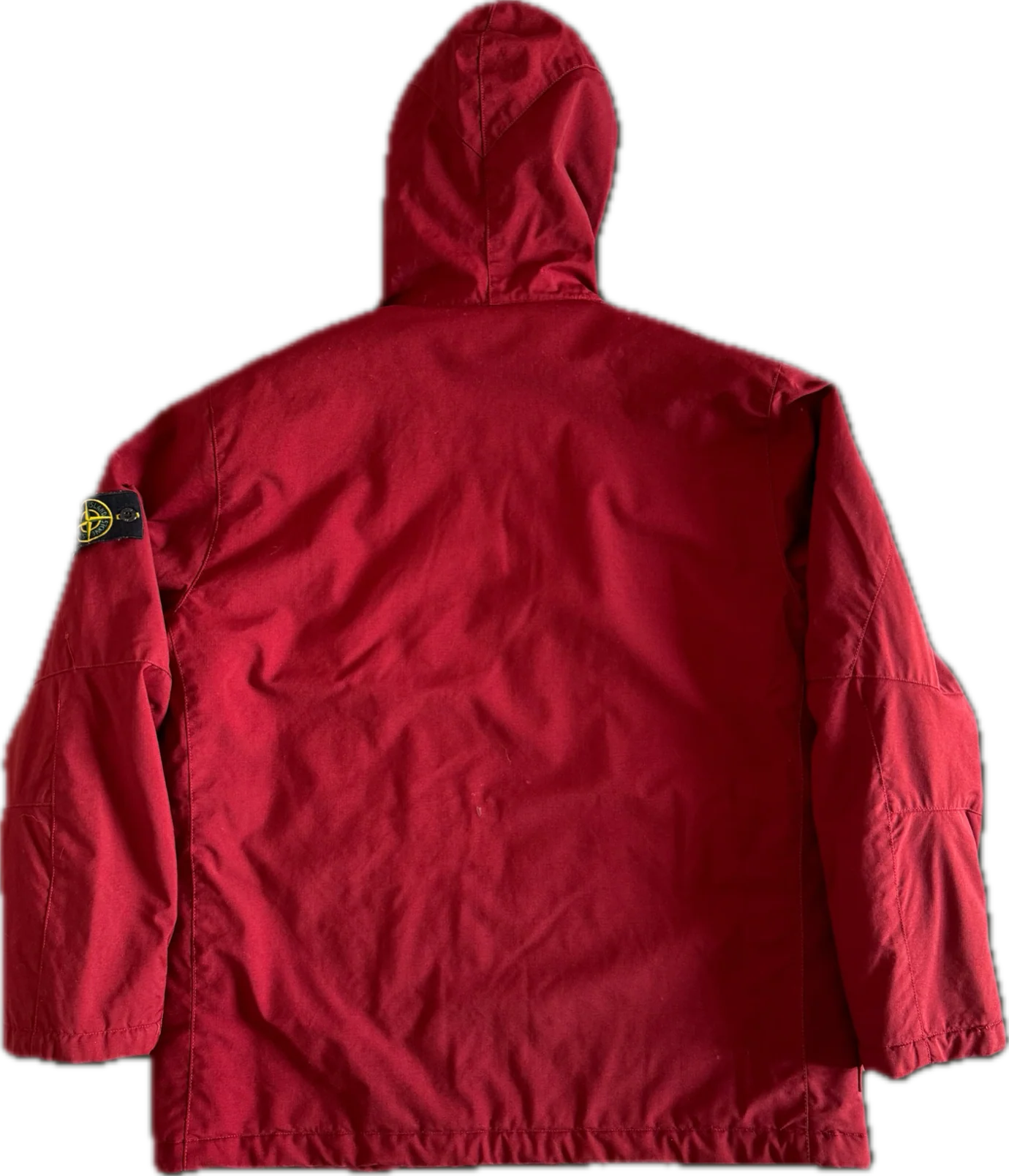 Stone Island AW01 Red Quilted Parka - XL - Image 3