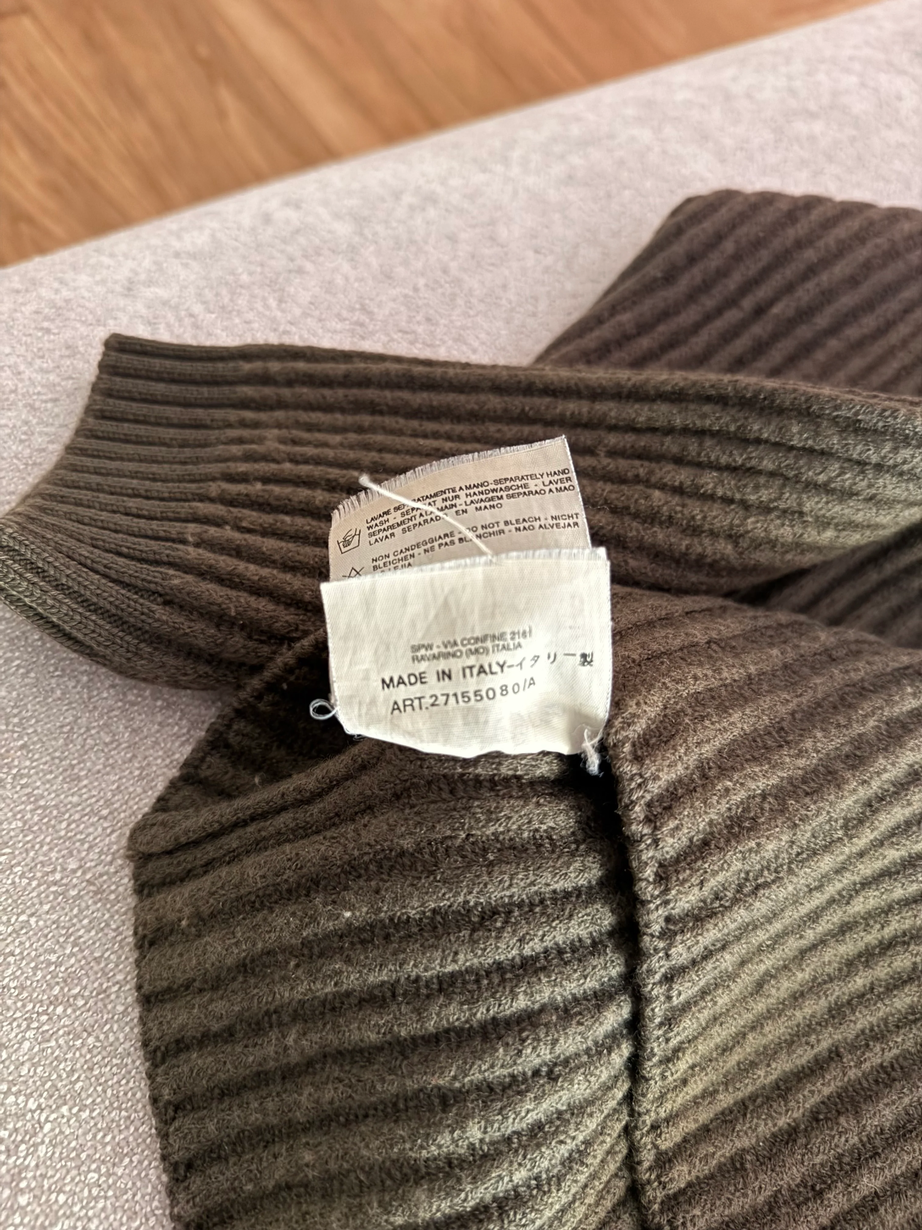 Stone Island AW97 Vintage Knitted Turtleneck Sweater - Large - Image 4