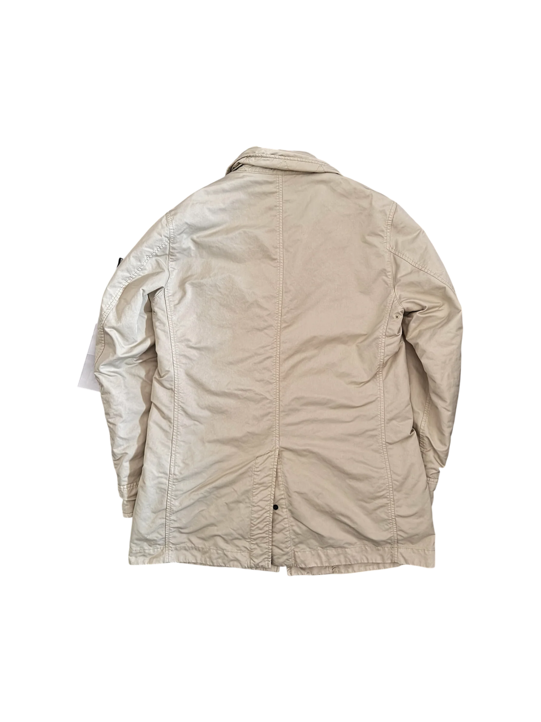 Stone Island Beige 'David Tc Primaloft Insulation' Trench - Large - Image 3