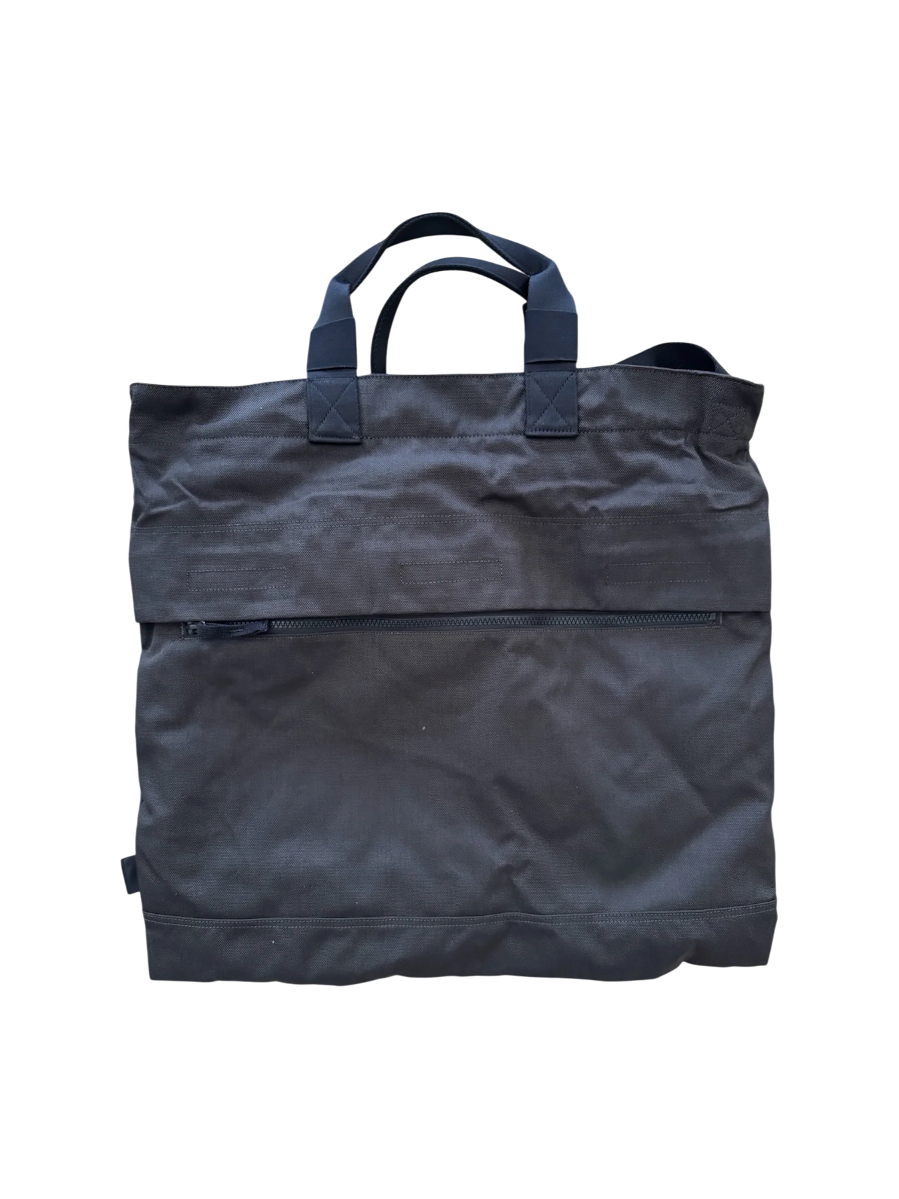 Stone Island Black Cordura Tote Bag - Unisize - Image 2