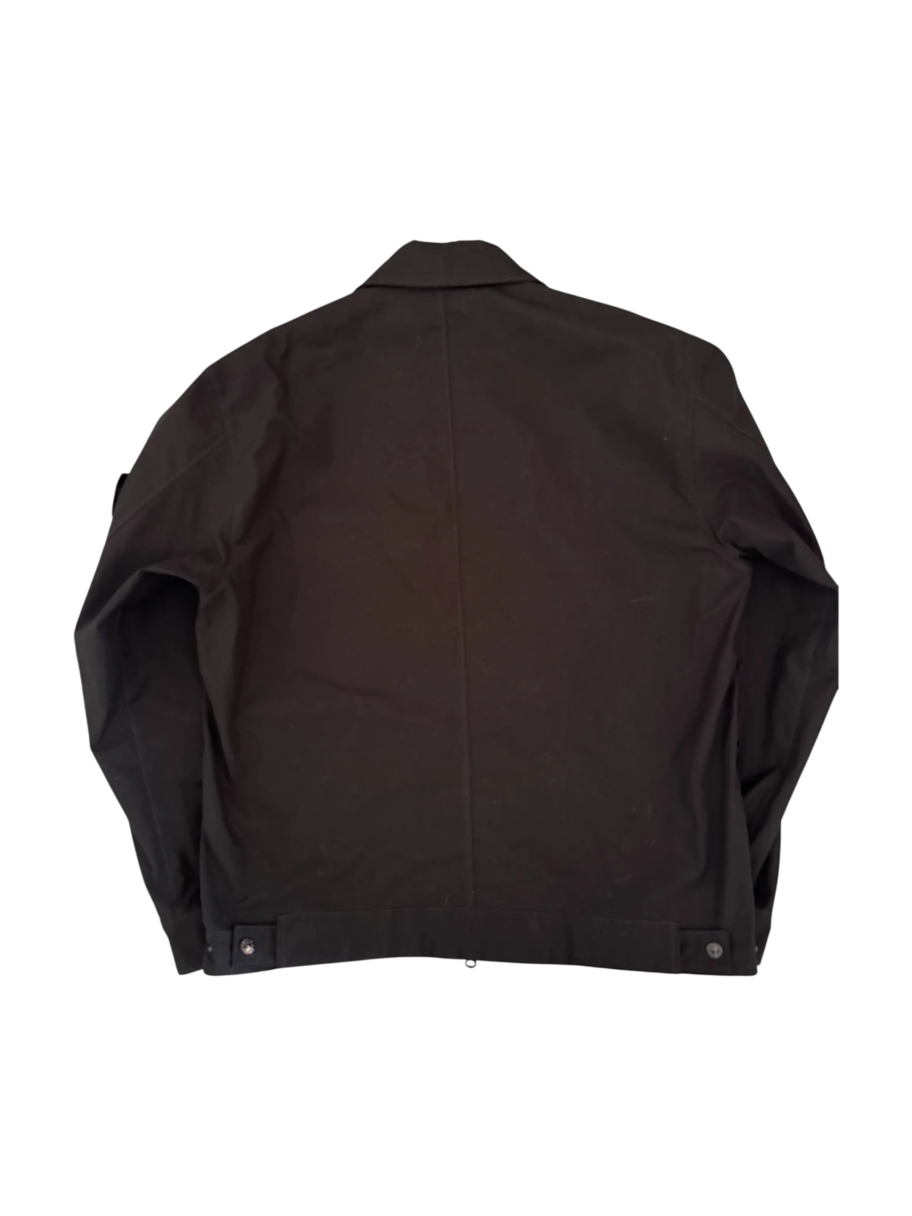 Stone Island Black Cotton Canvas Ghost Jacket - XL - Image 3