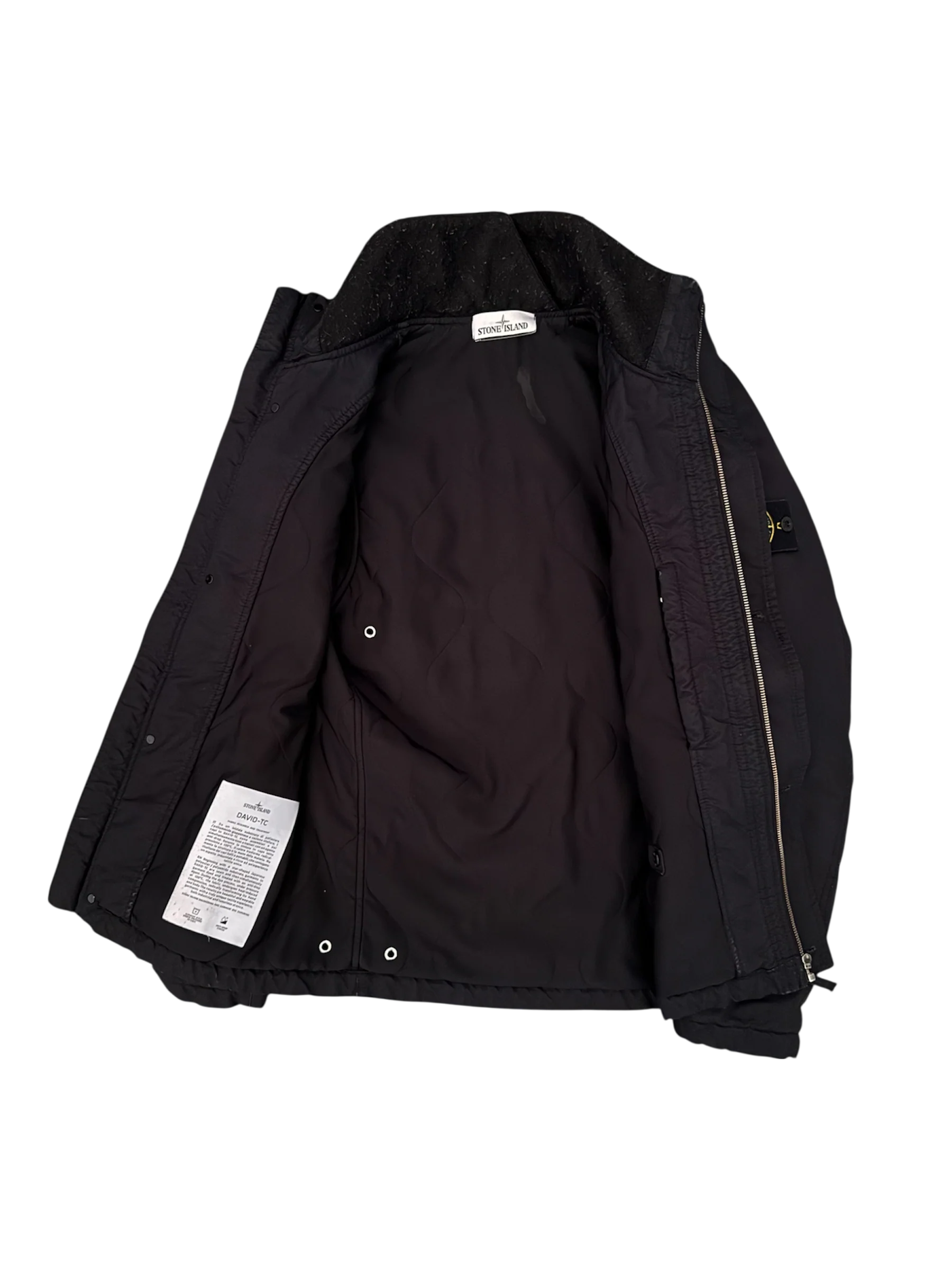 Stone Island Black 'David TC' Jacket - Small - Image 2
