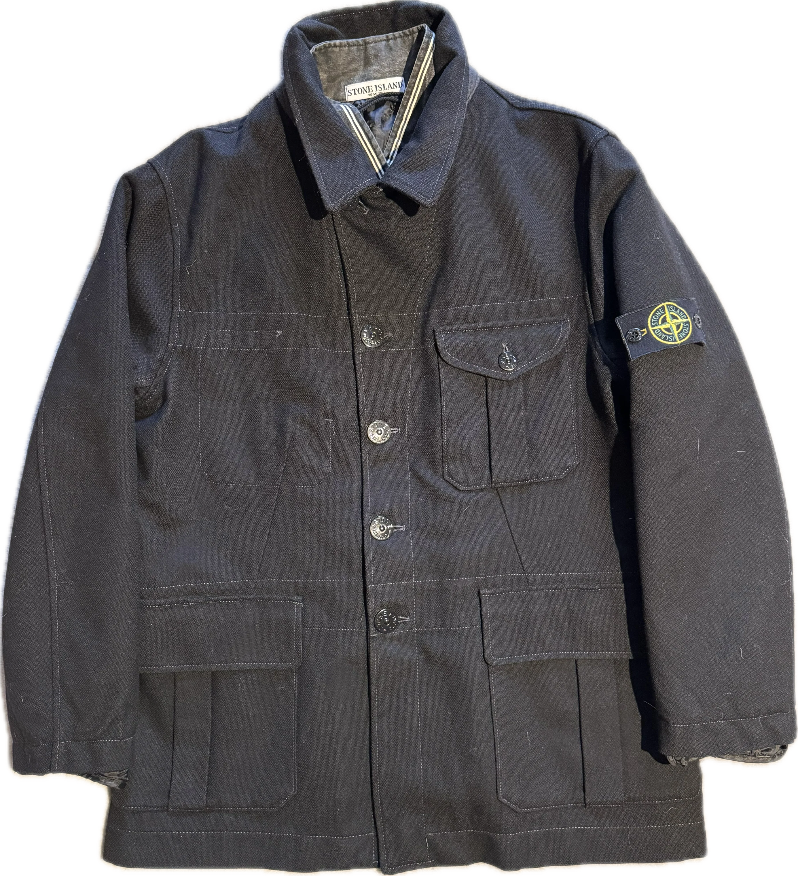 Stone Island Black Field Jacket - XL