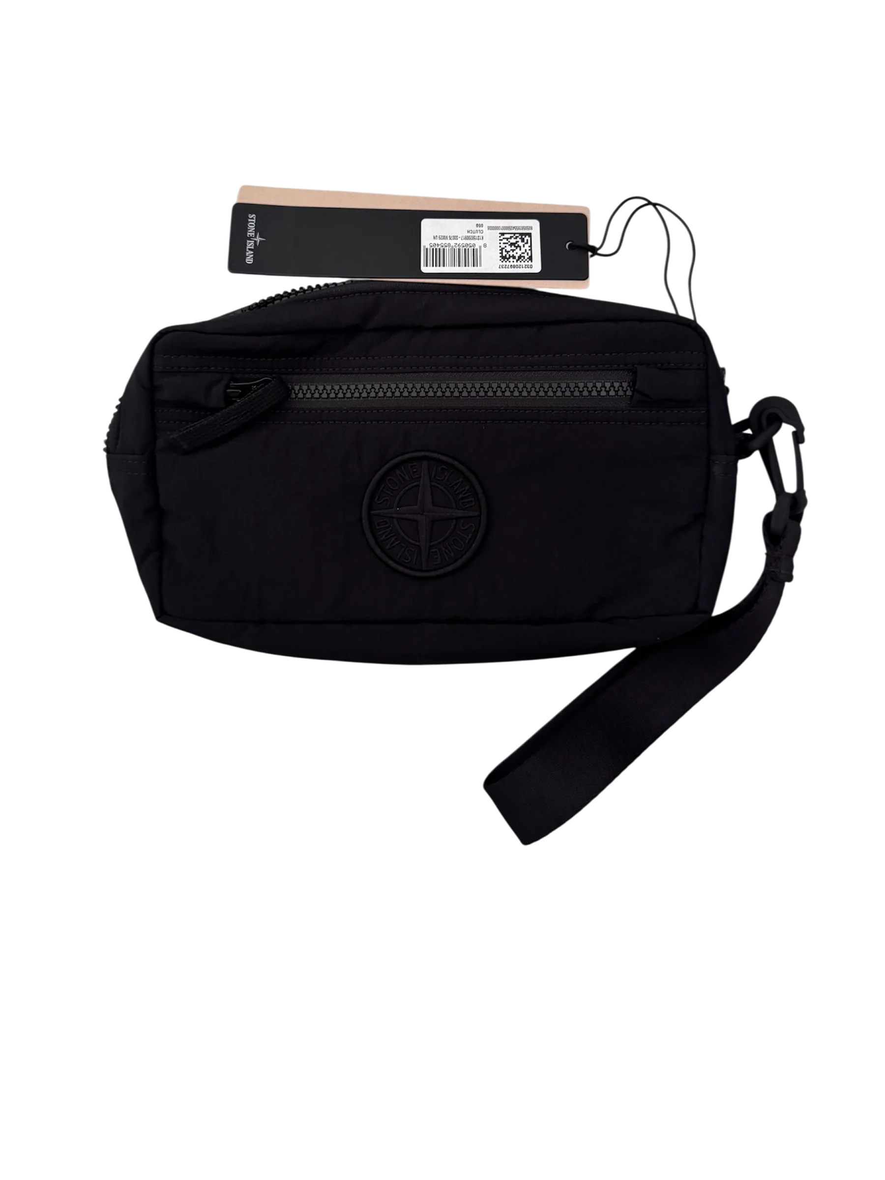 Stone Island Black Nylon Metal Clutch - Unisize