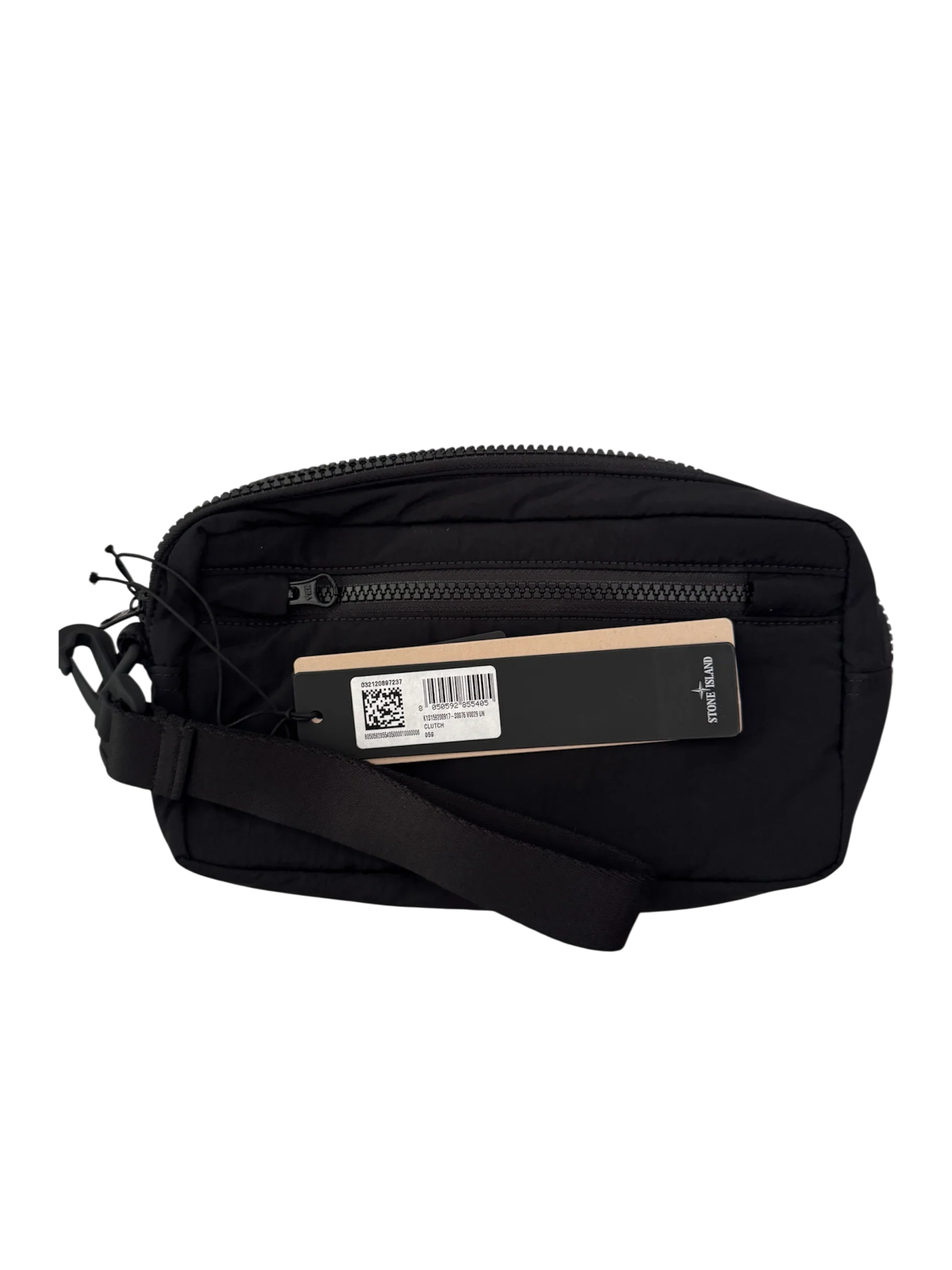 Stone Island Black Nylon Metal Clutch - Unisize - Image 2