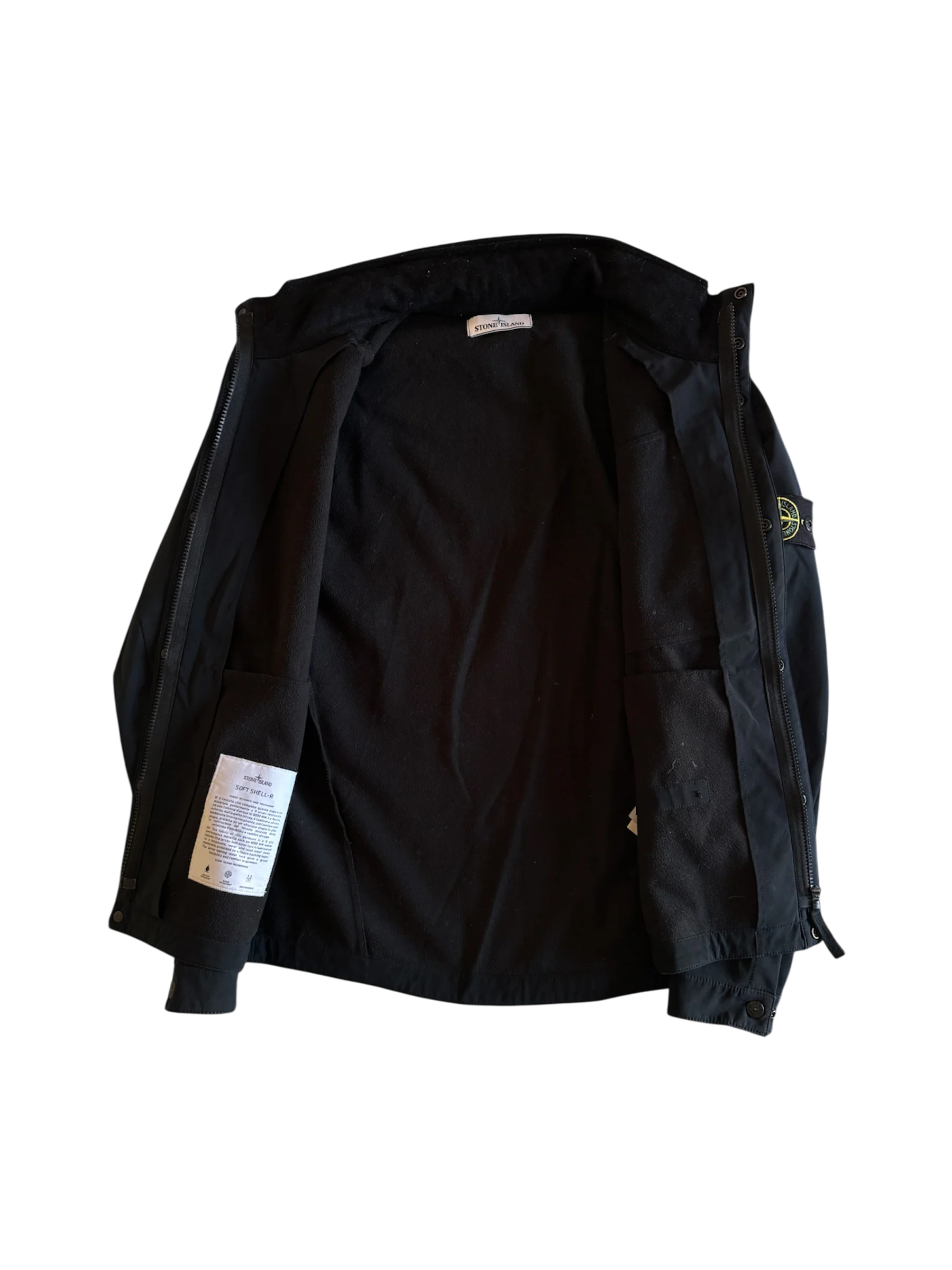 Stone Island Black 'Soft Shell-R' Jacket - Medium - Image 3