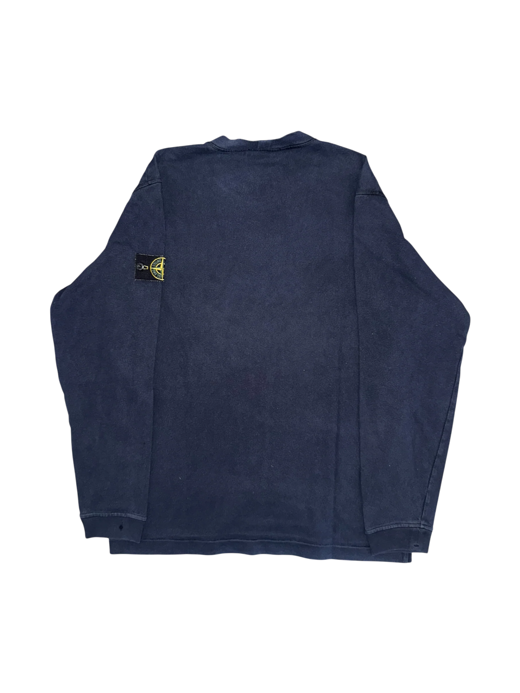Stone Island Blue Cotton Crewneck - Large - Image 2