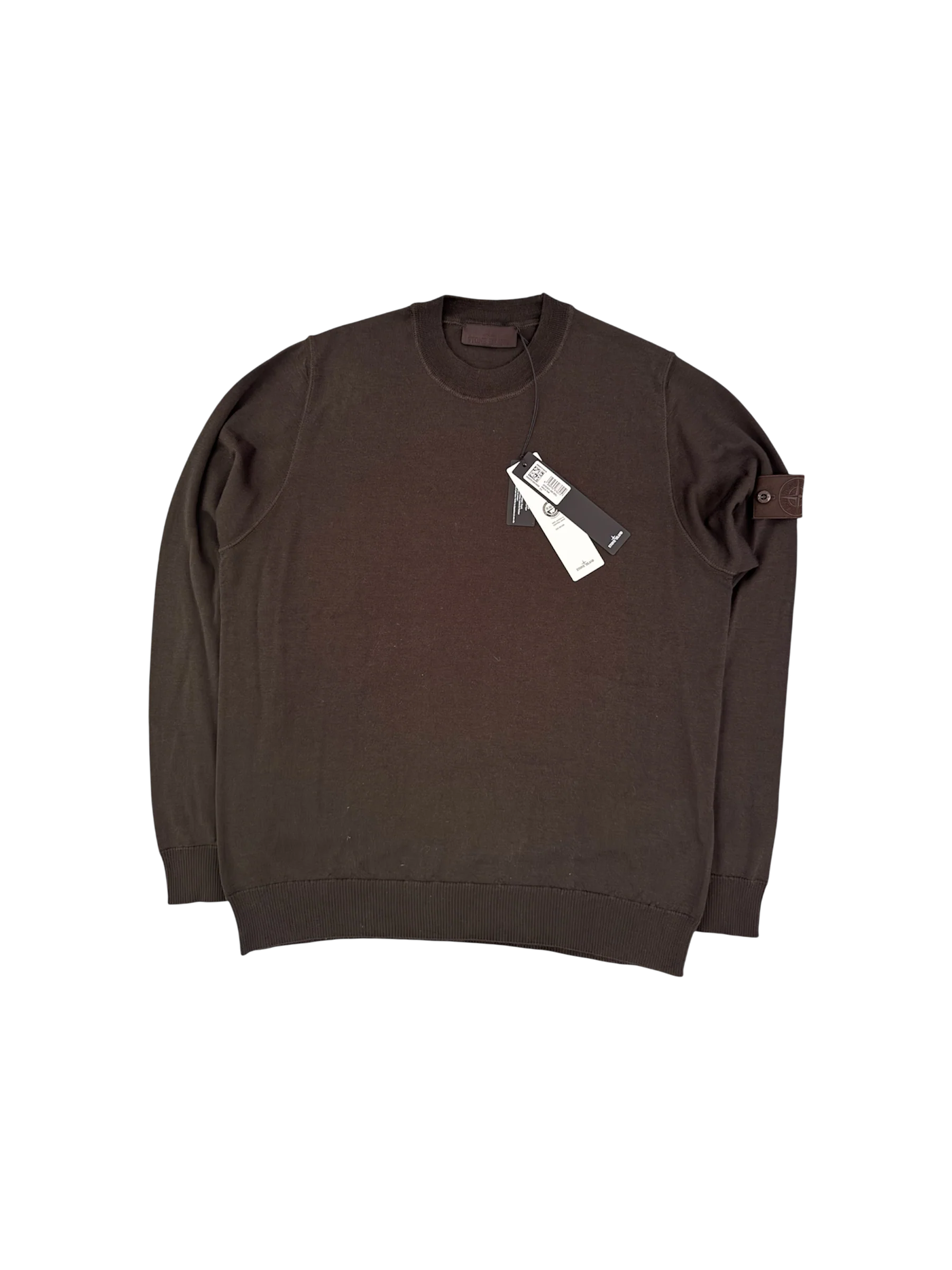 Stone Island Brown Ghost Sweater - Large