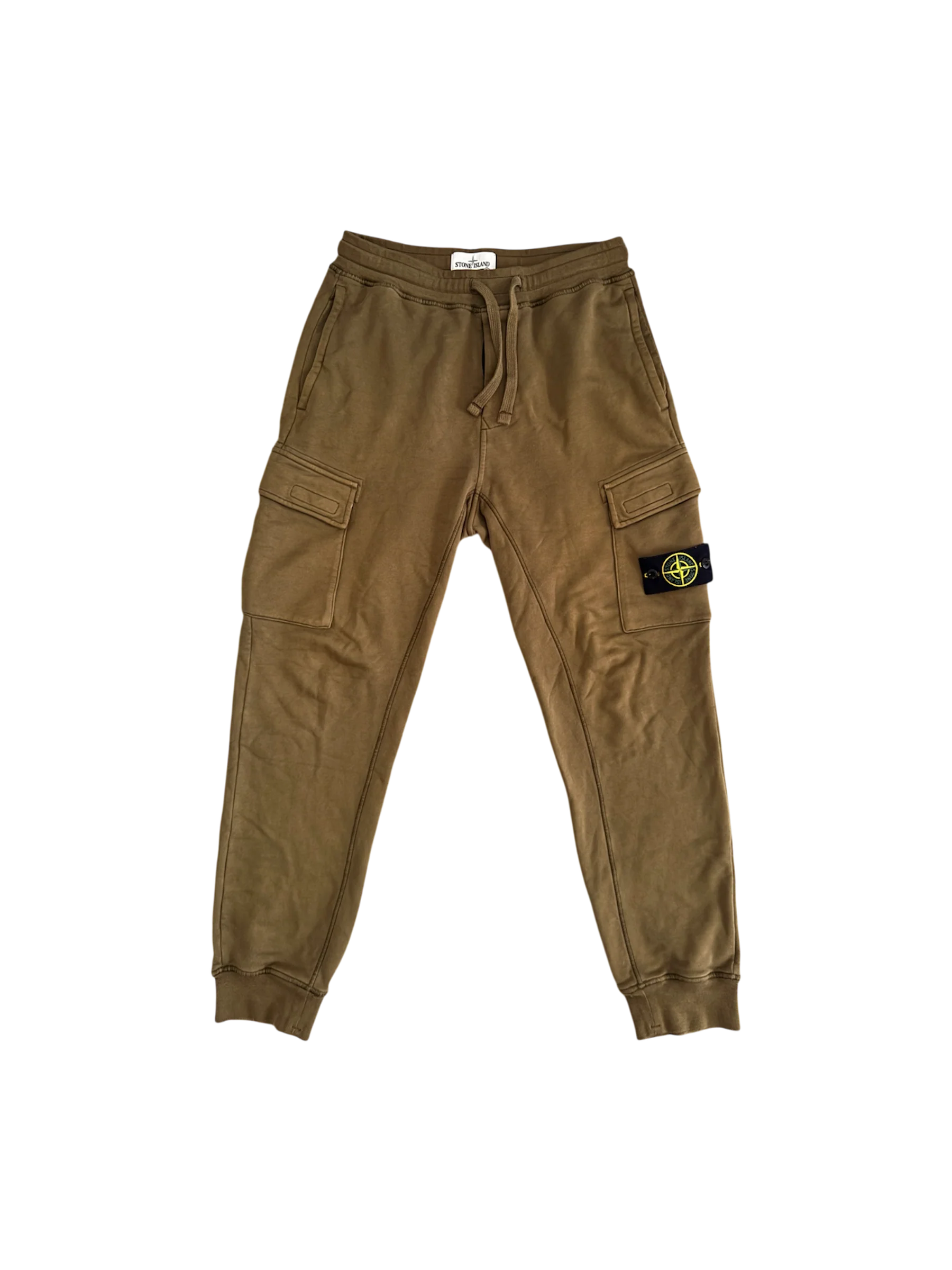 Stone Island Brown Joggers - Small