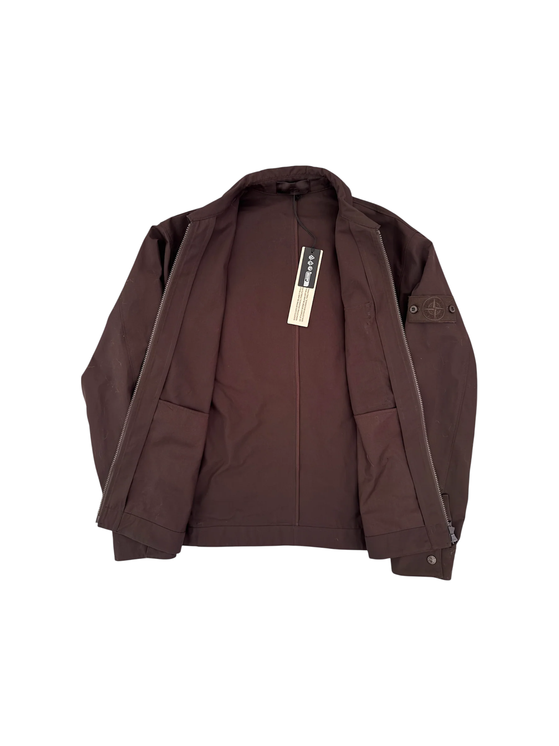 Stone Island Brown Ventile Ghost Jacket - Large - Image 2