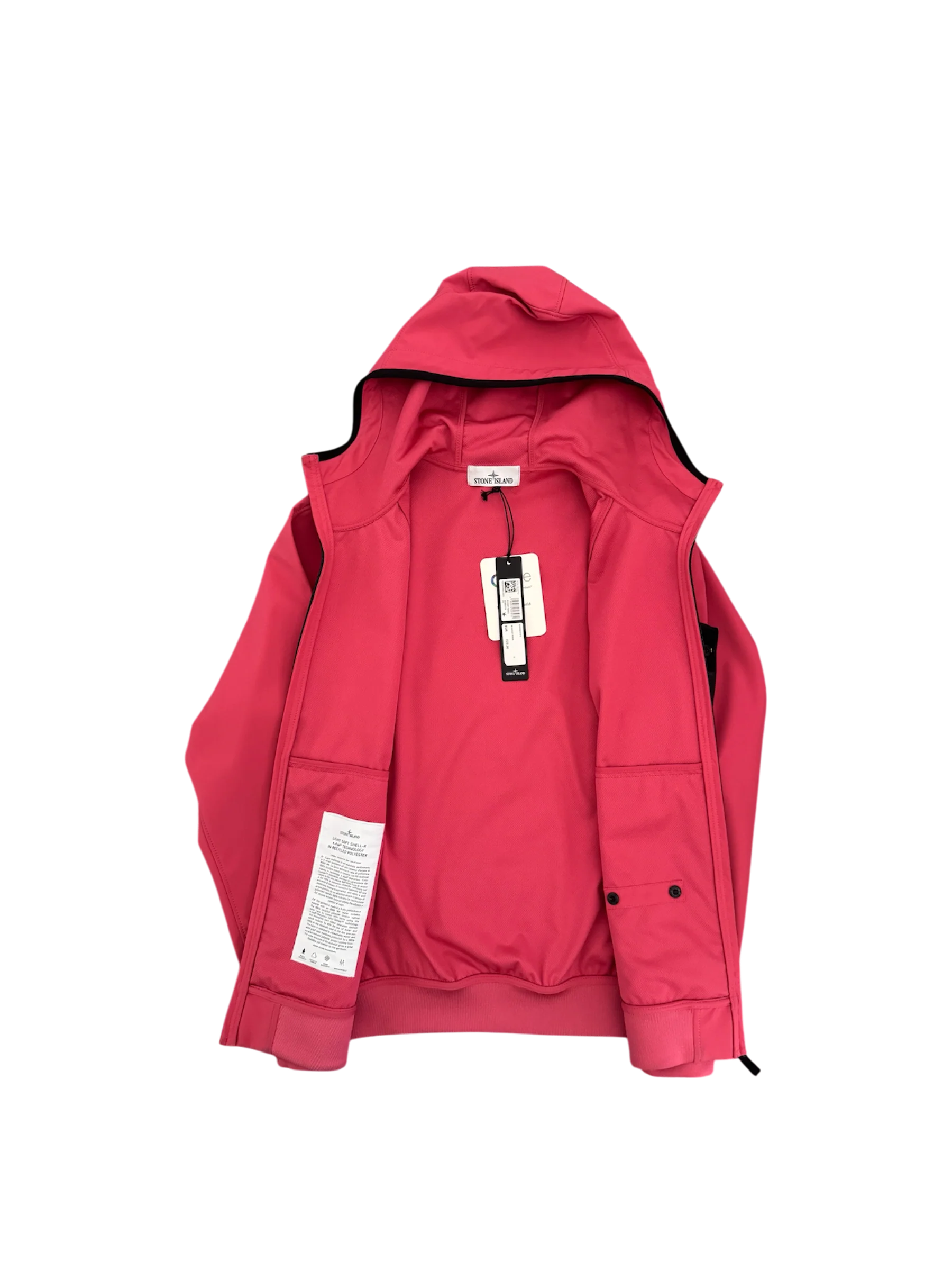 Stone Island Coral 'Soft Shell-R e.dye' Jacket - Medium - Image 3
