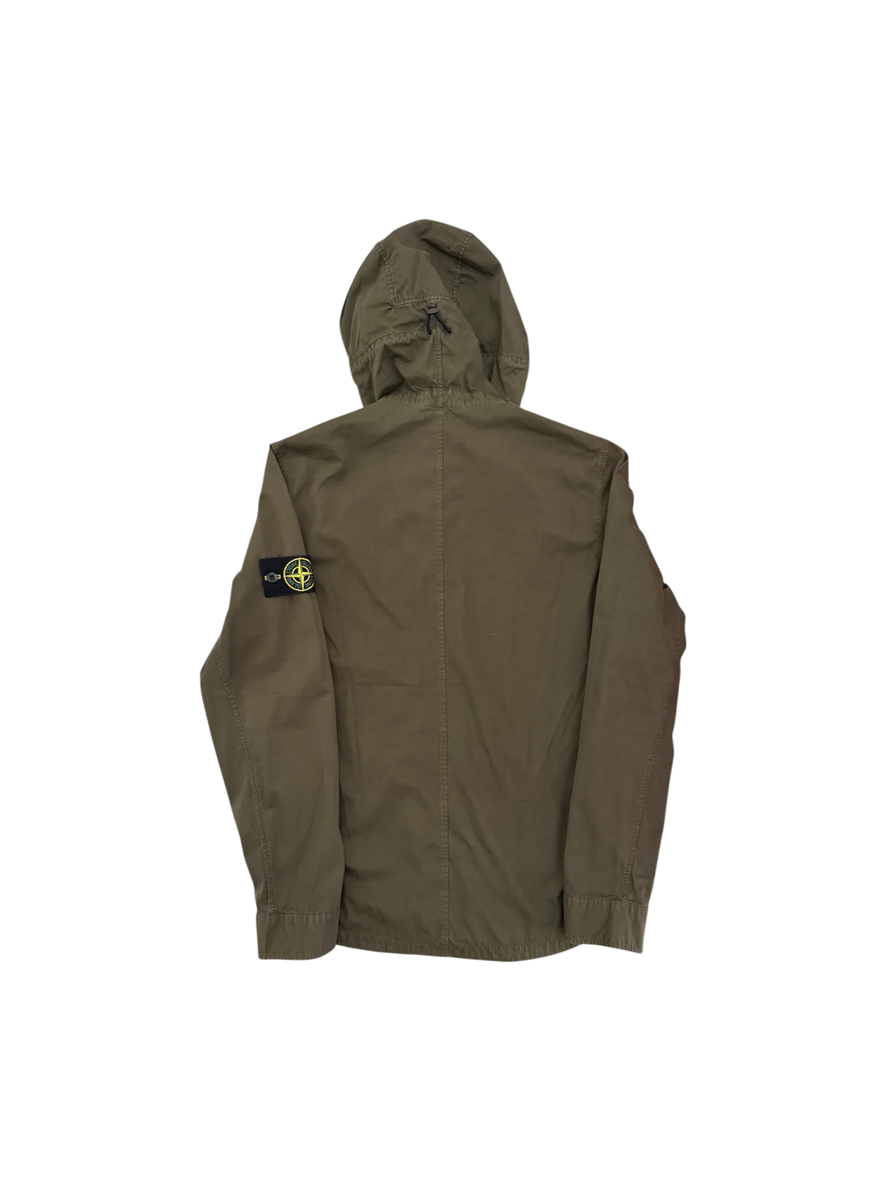 Stone Island Cotton Hoodie Overshirt - Small - Image 3