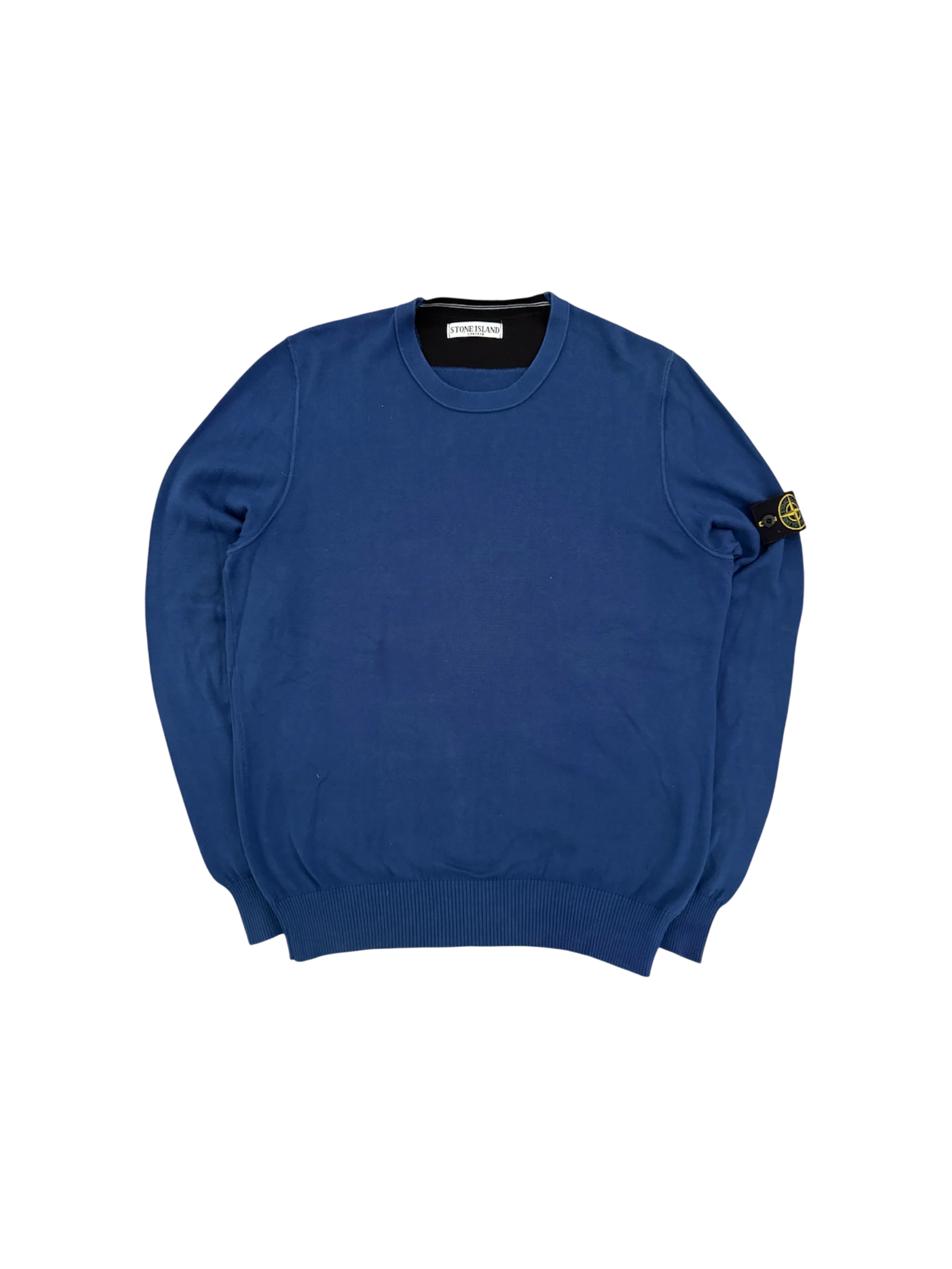 Stone Island Electric Blue Wool Sweatshirt - XL